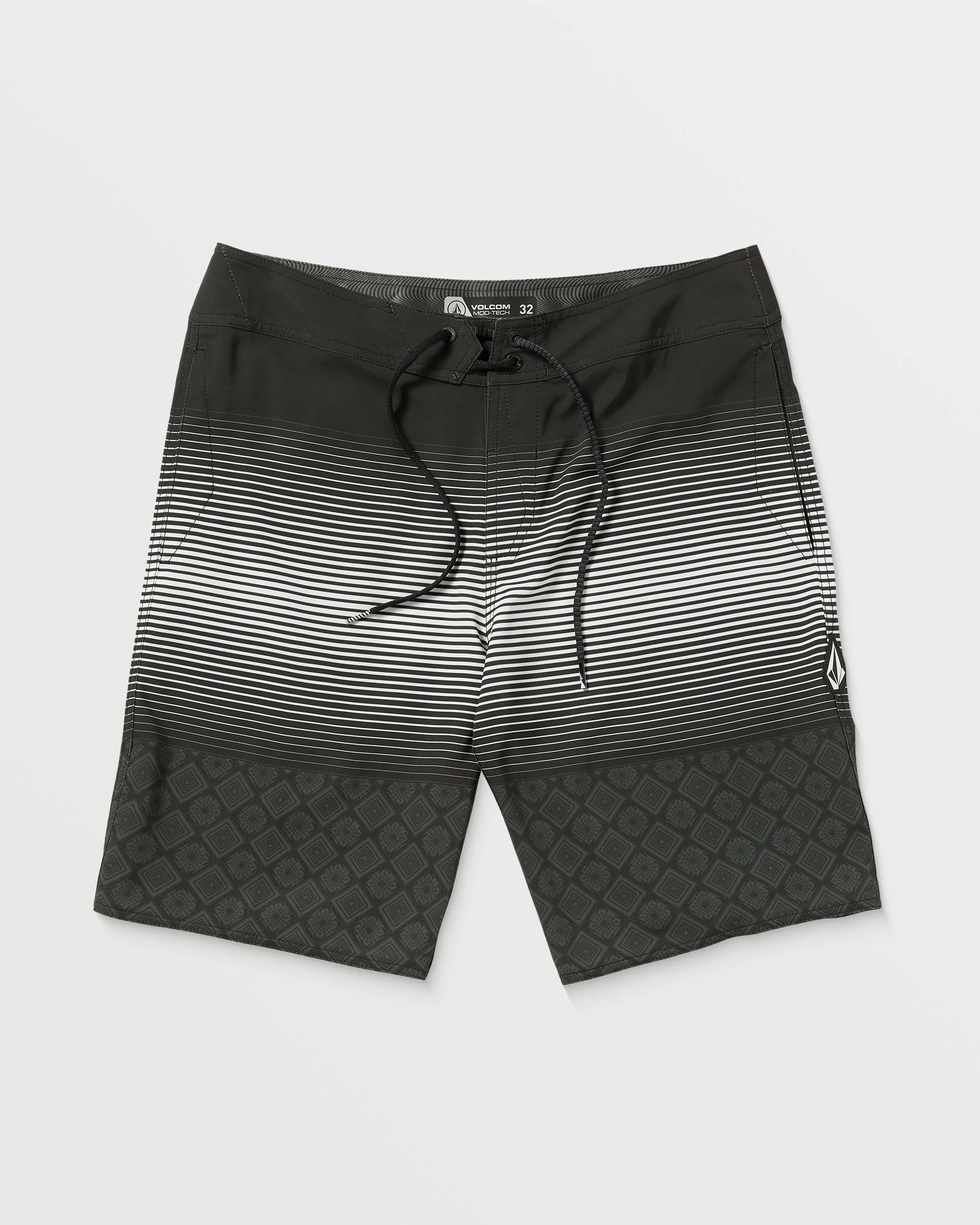 Boardshort Lido Stripe Mod 20" - BLACK - Image 9