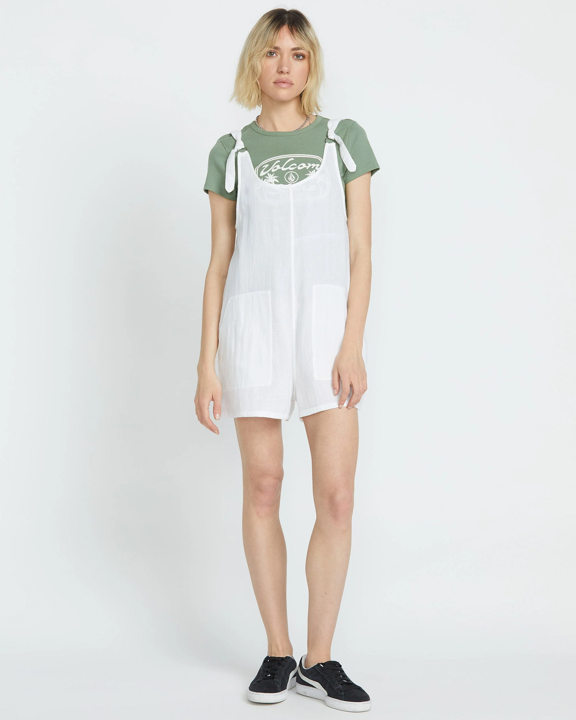 Combishort Lil Tie Strap - WHITE