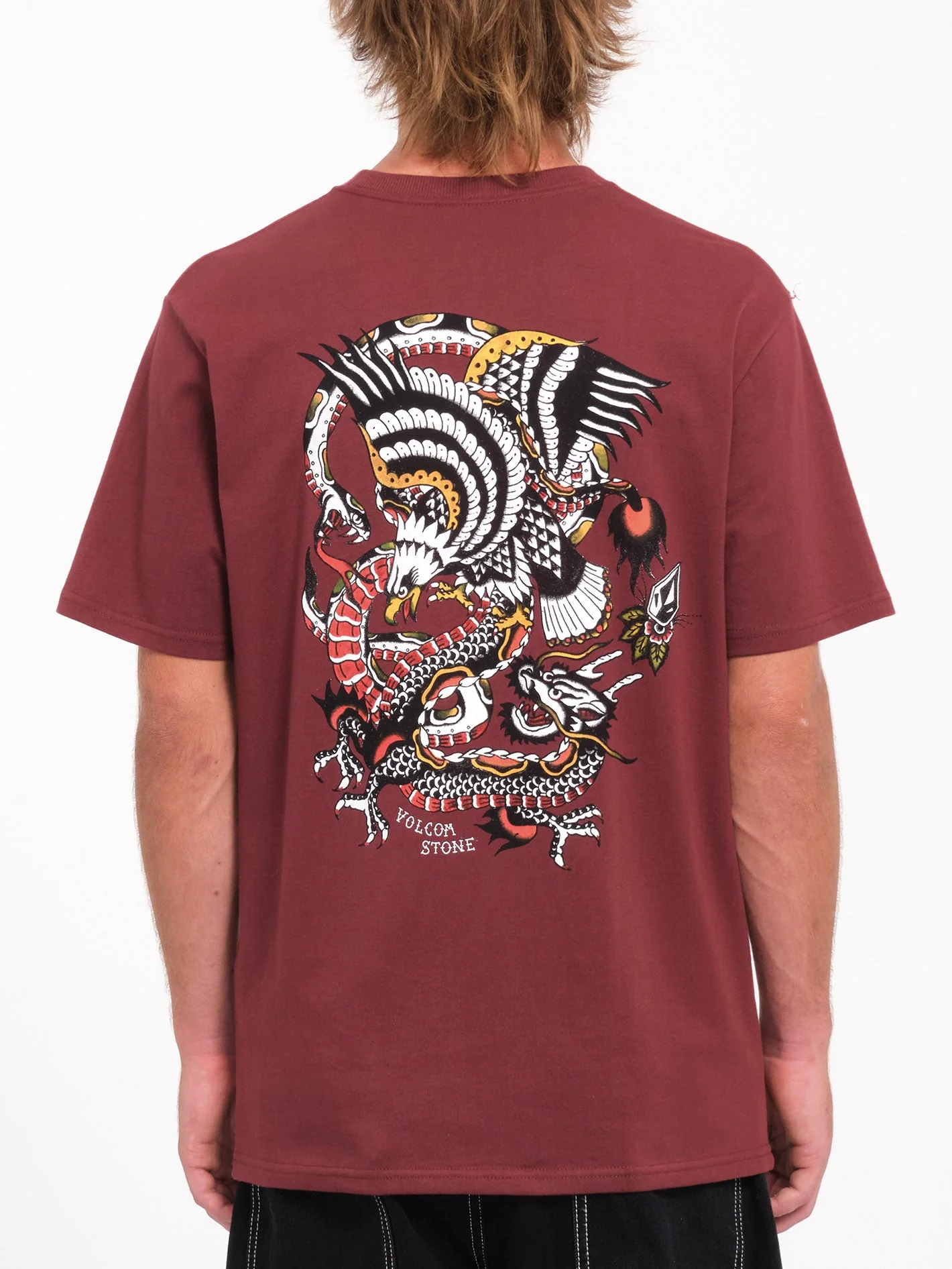 T-shirt Lintell - MERLOT
