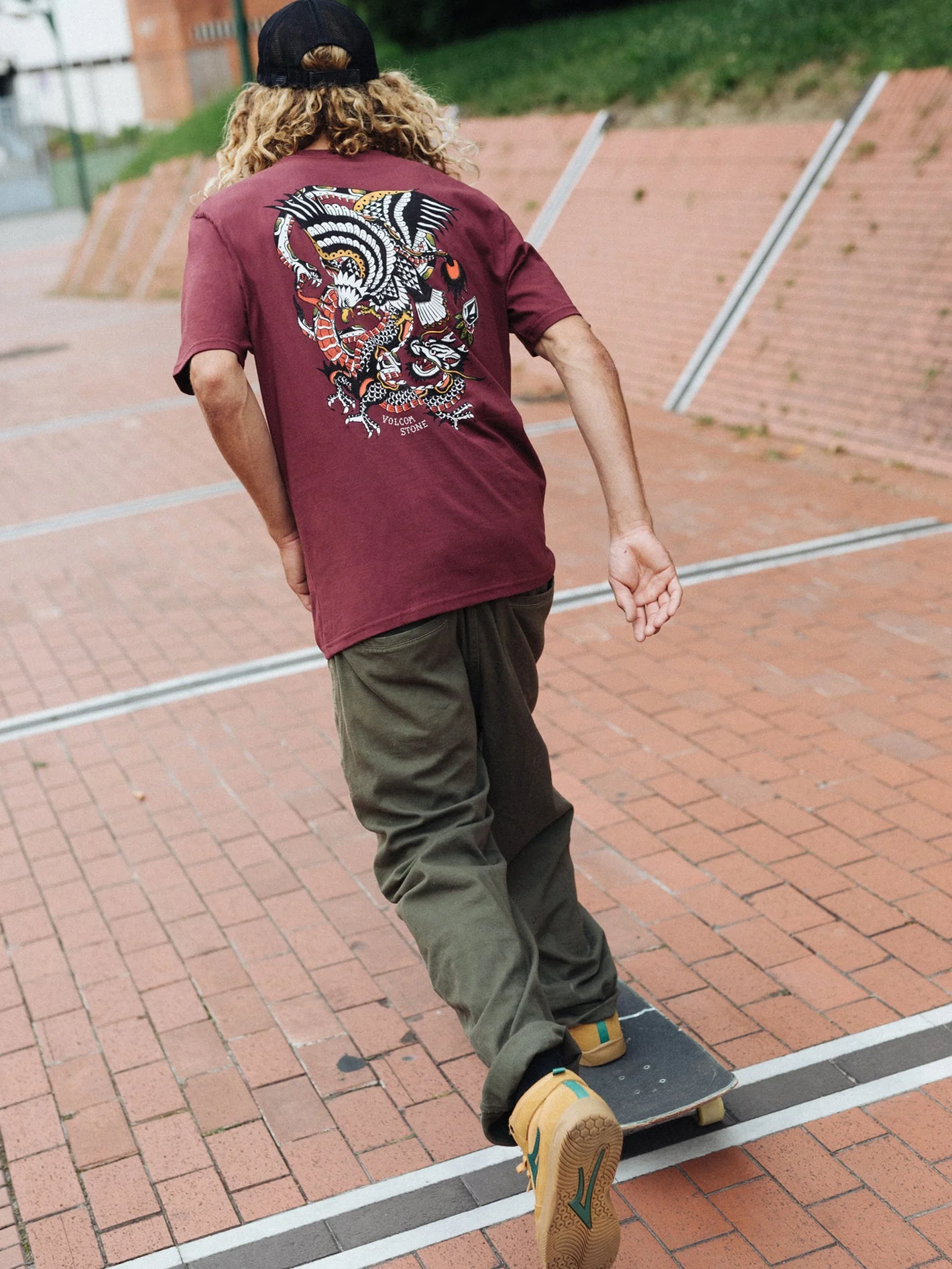 T-shirt Lintell - MERLOT - Image 10