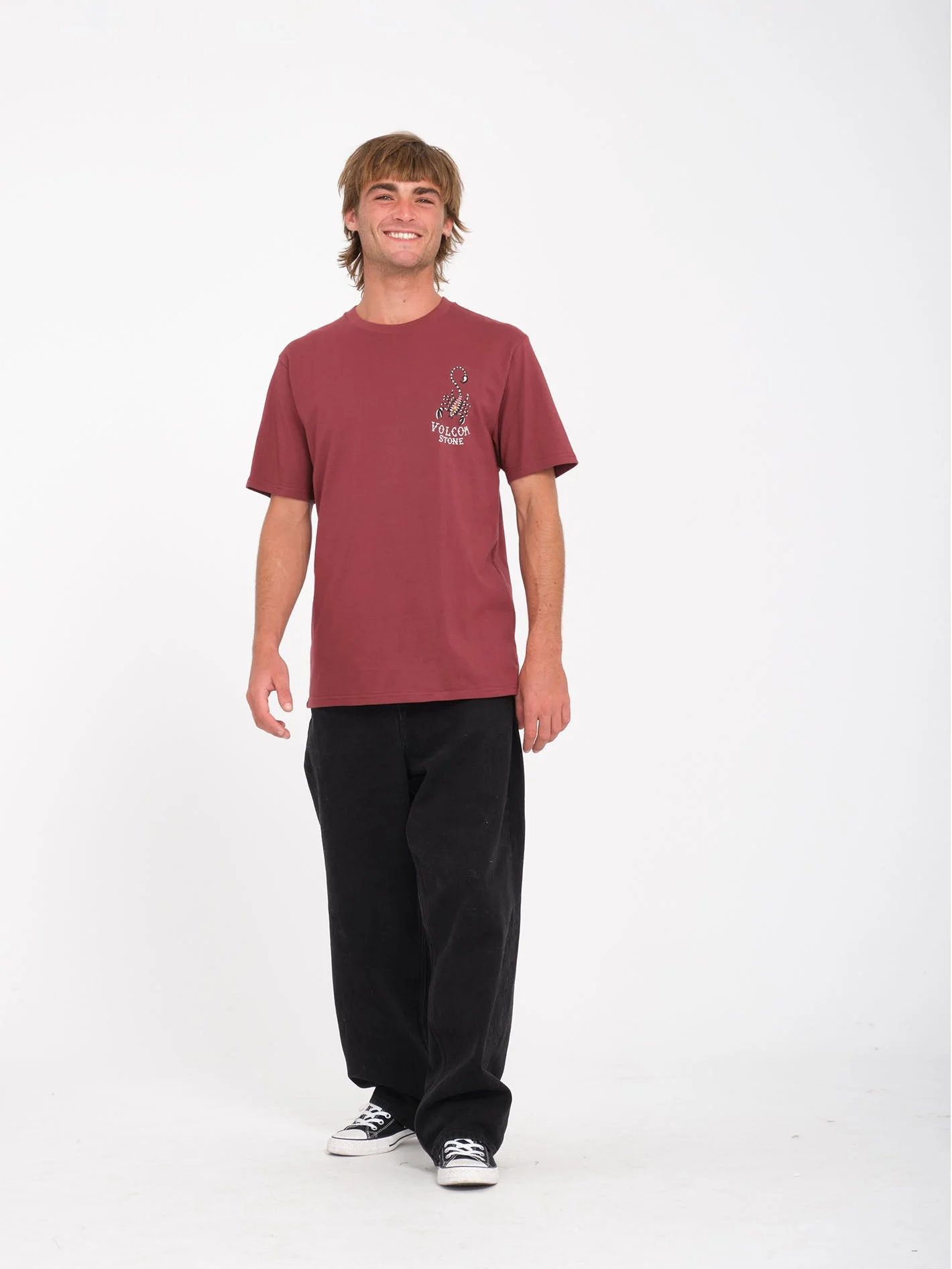 T-shirt Lintell - MERLOT - Image 7