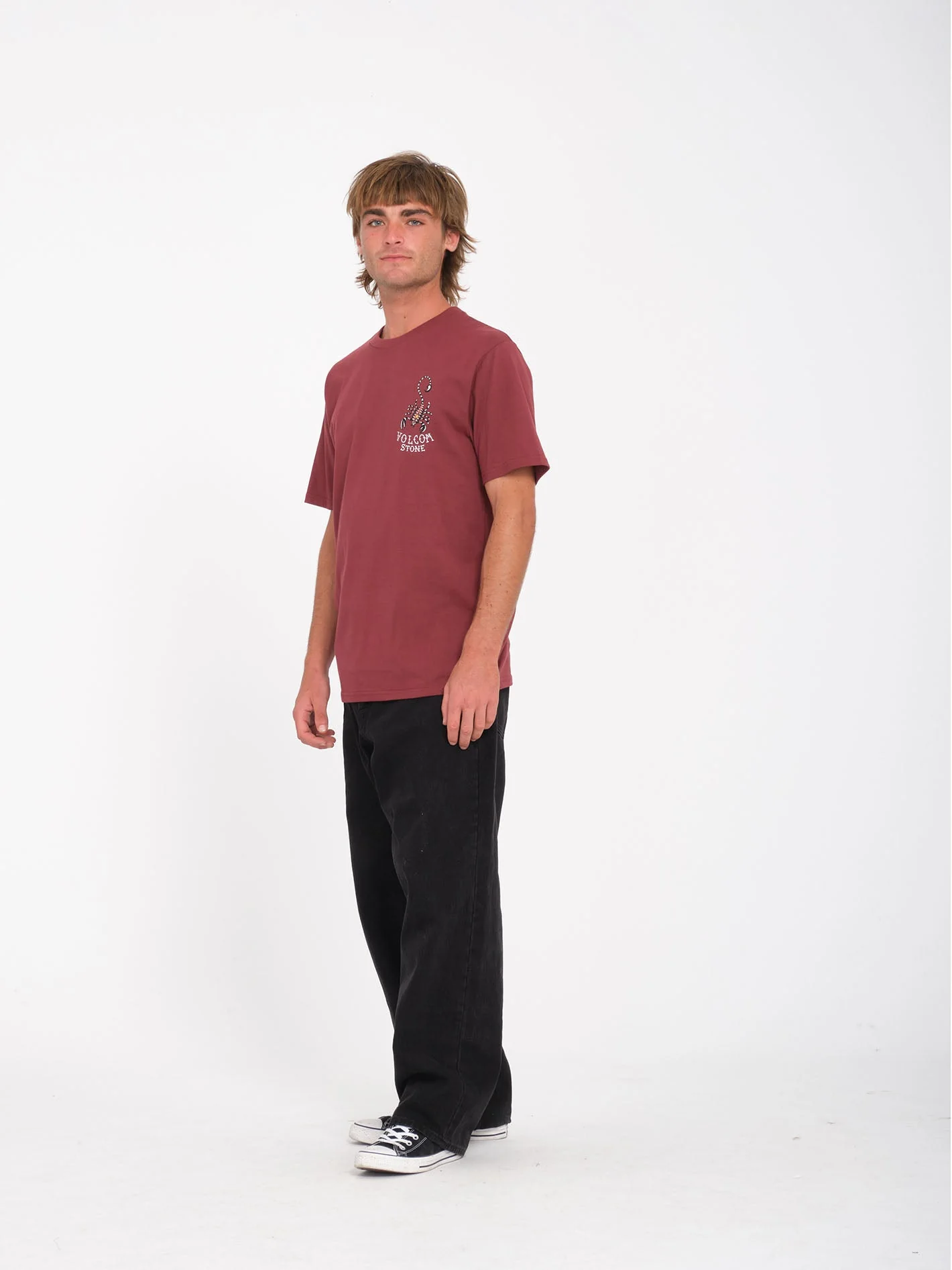 T-shirt Lintell - MERLOT - Image 8