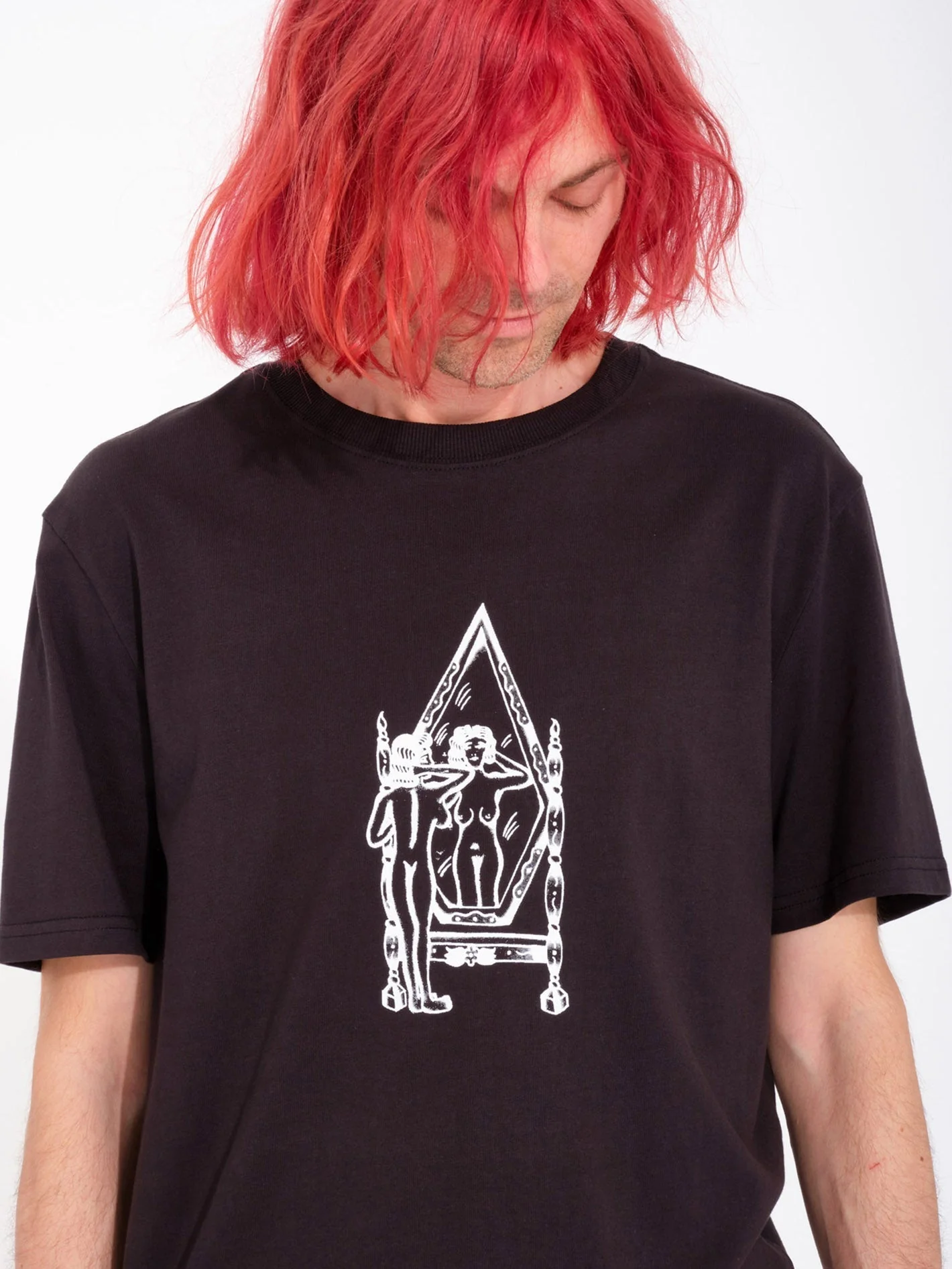 T-shirt Lintell Mirror - BLACK - Image 3