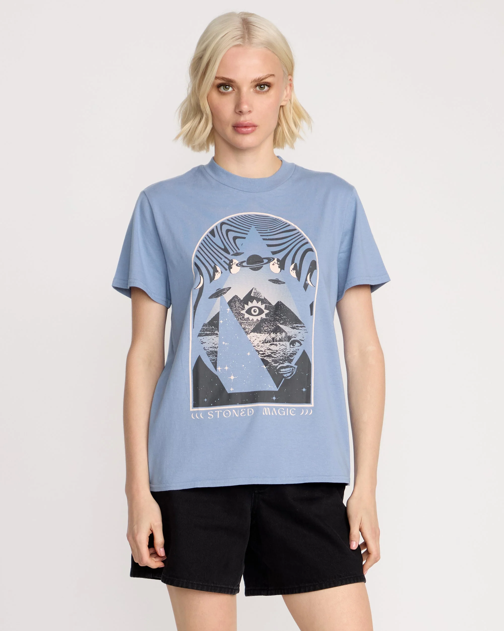 T-Shirt Lock It Up - Carolina Blue
