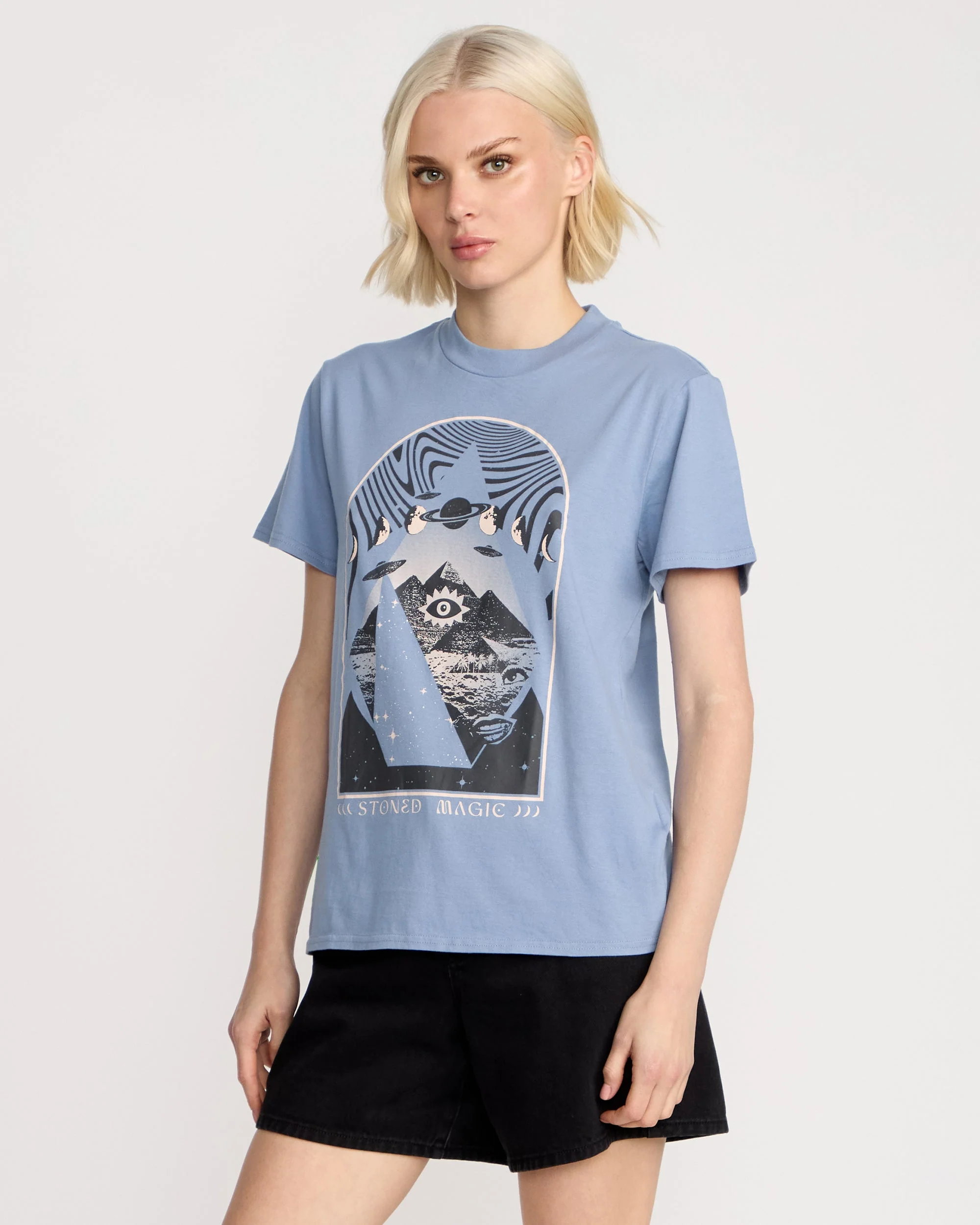 T-Shirt Lock It Up - Carolina Blue - Image 4