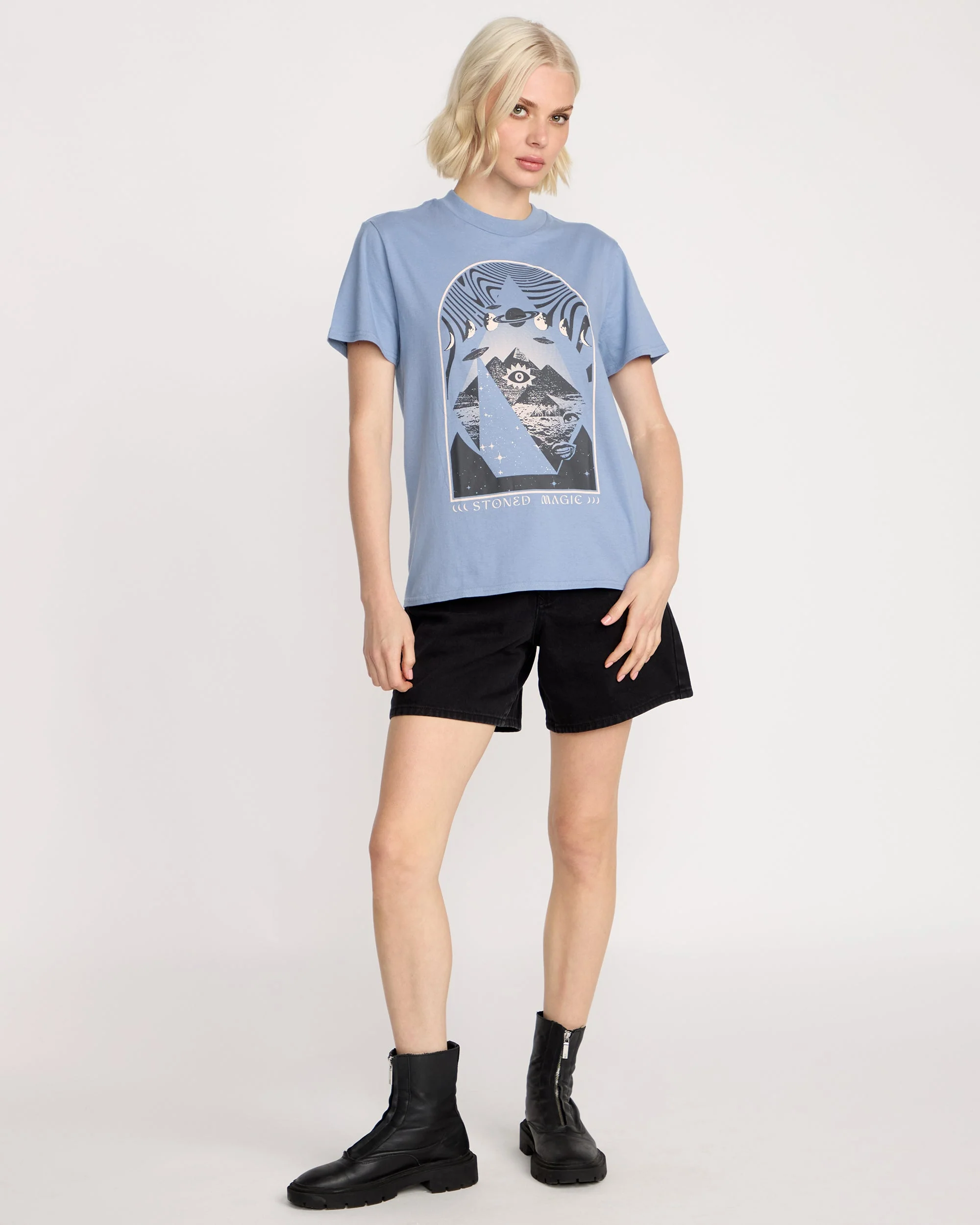 T-Shirt Lock It Up - Carolina Blue - Image 5