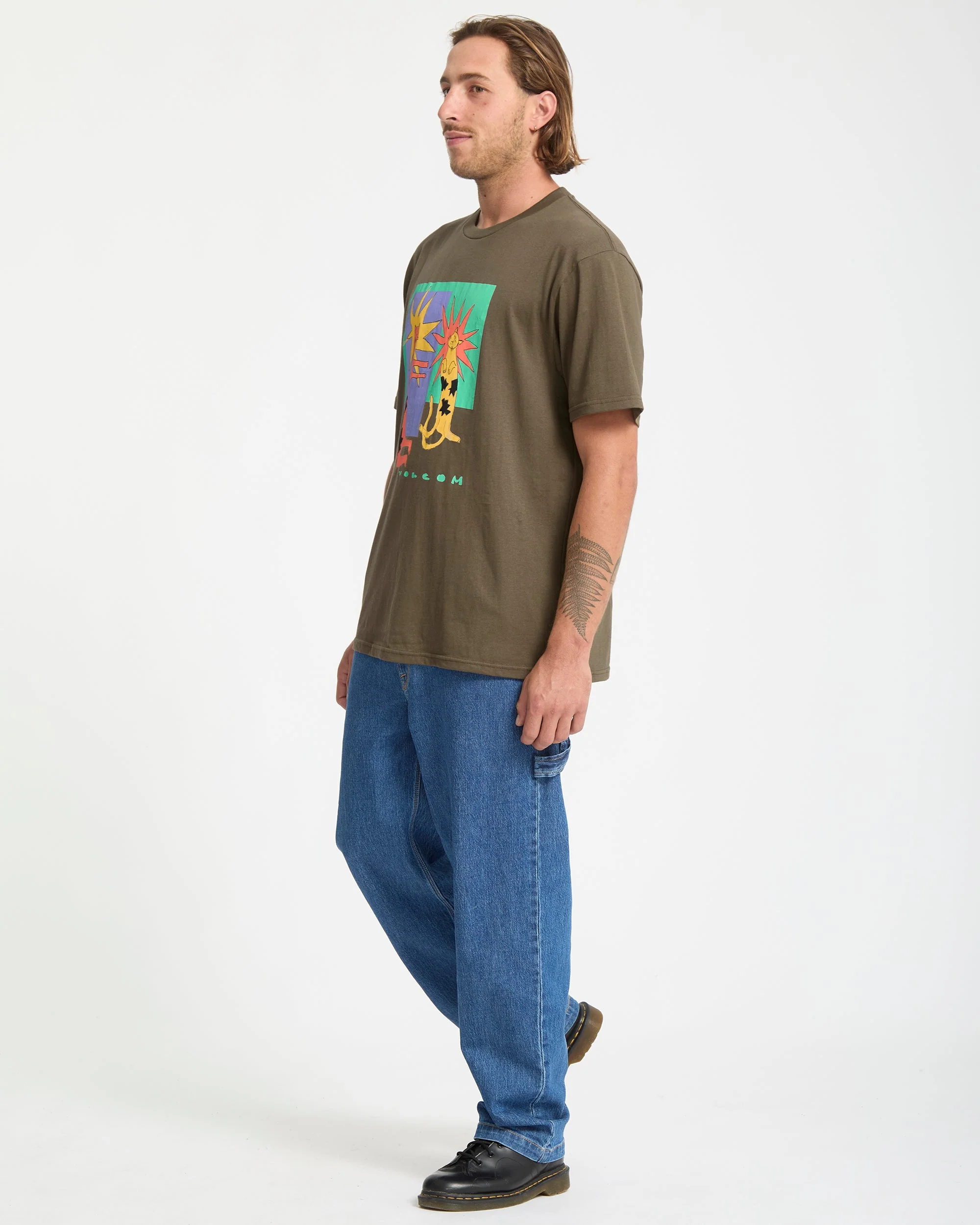 T-Shirt Longo Cats - Sage Leaf - Image 6