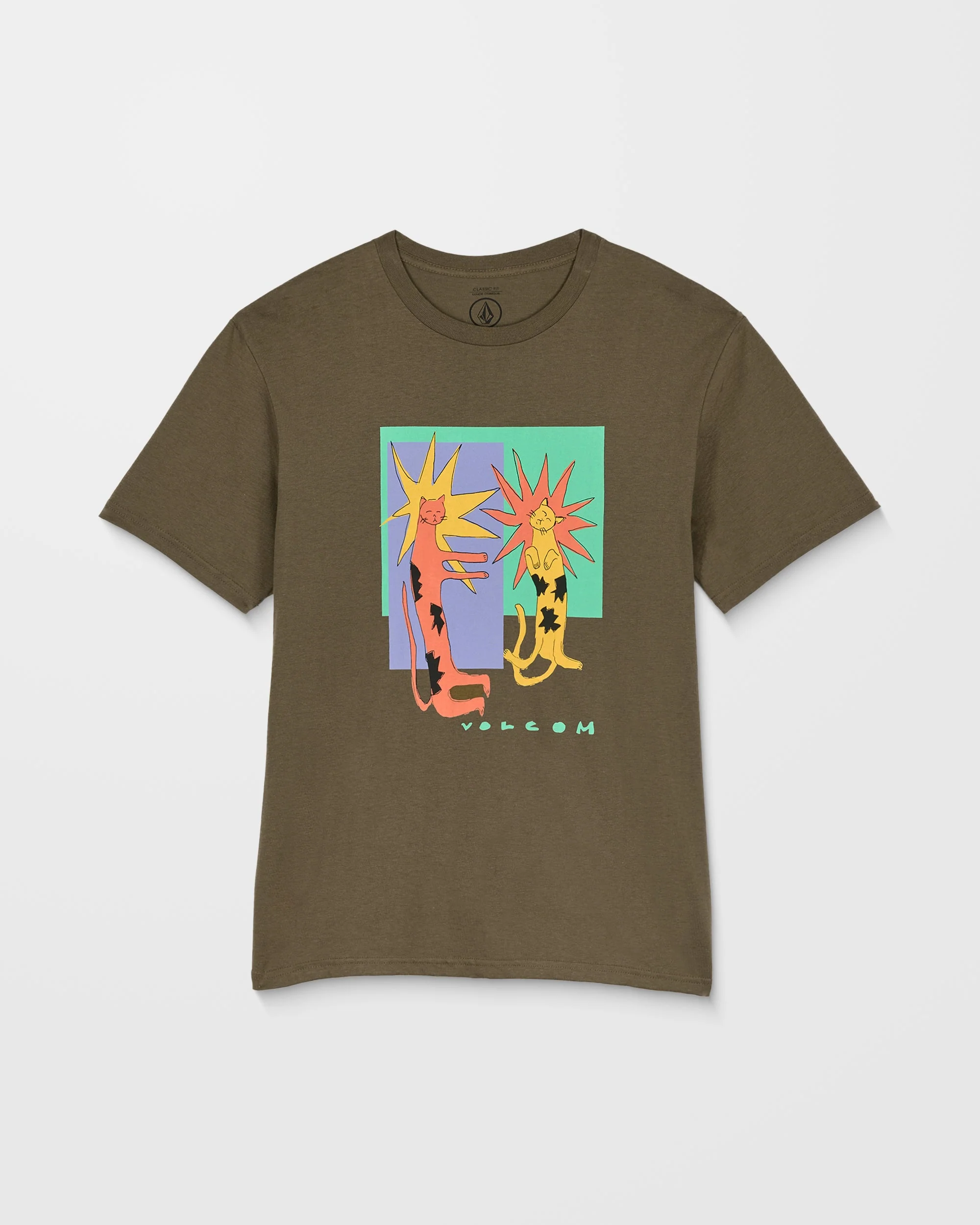 T-Shirt Longo Cats - Sage Leaf - Image 8