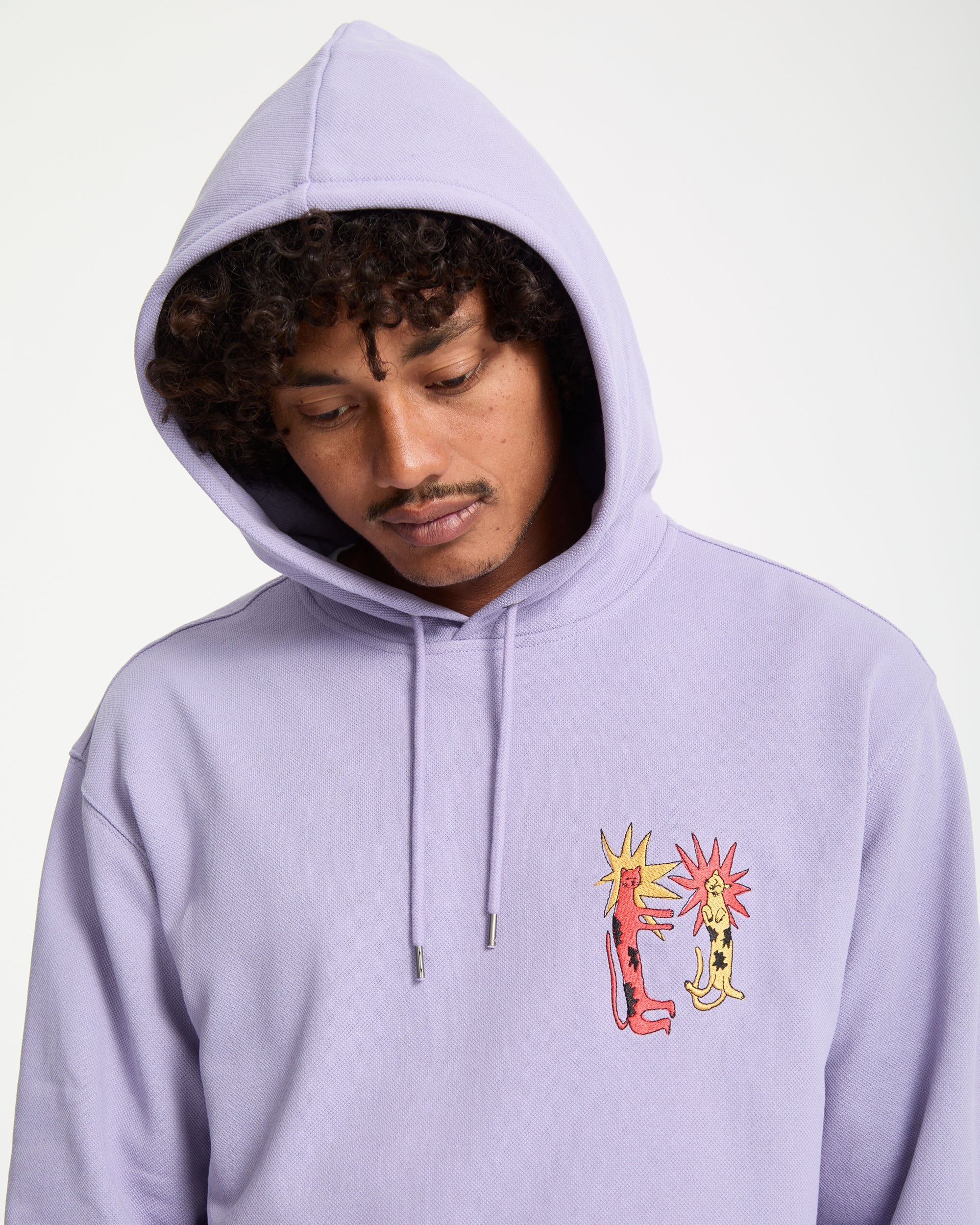 Sweat À Capuche Longo Cats - Purple Ash - Image 4