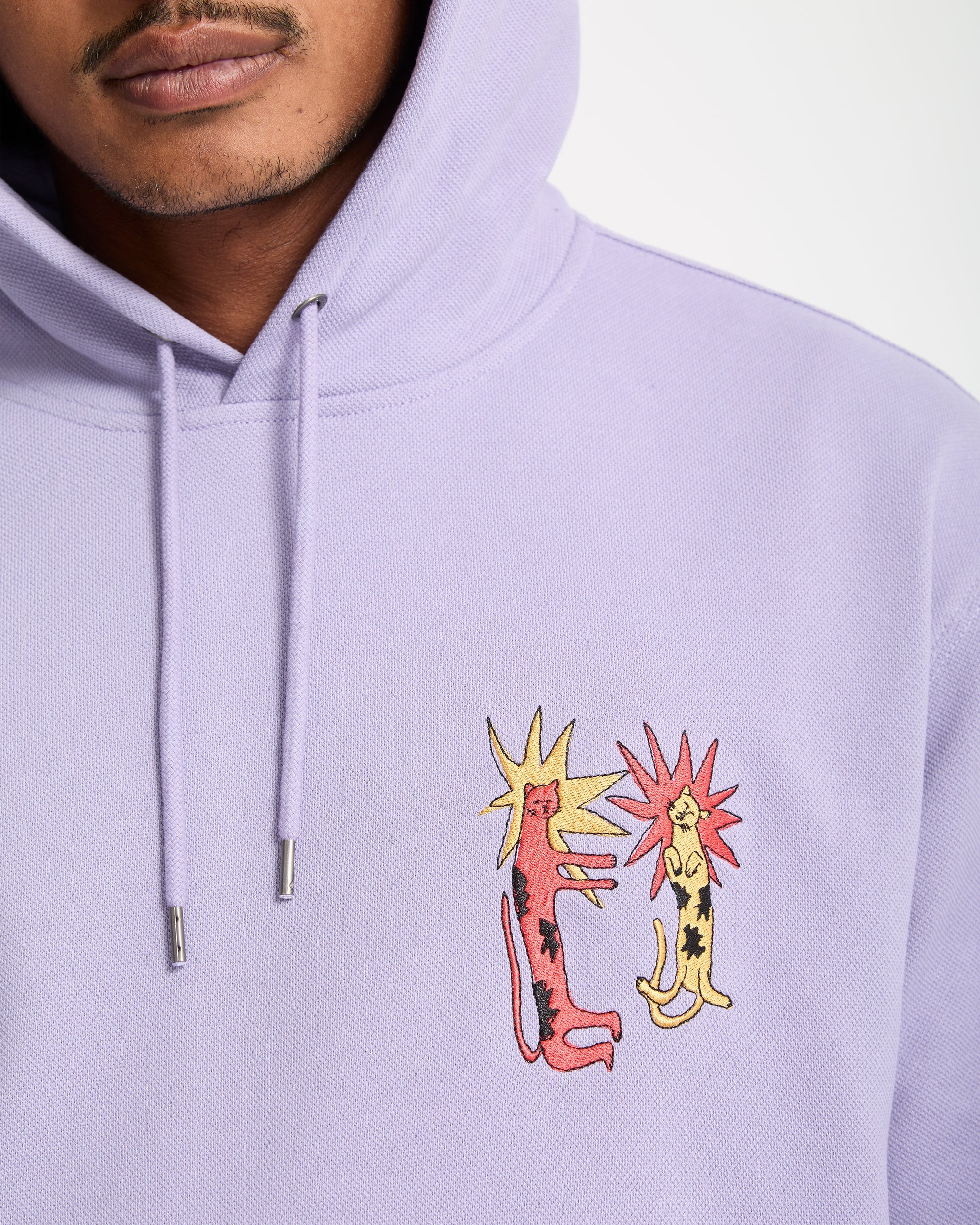 Sweat À Capuche Longo Cats - Purple Ash - Image 6