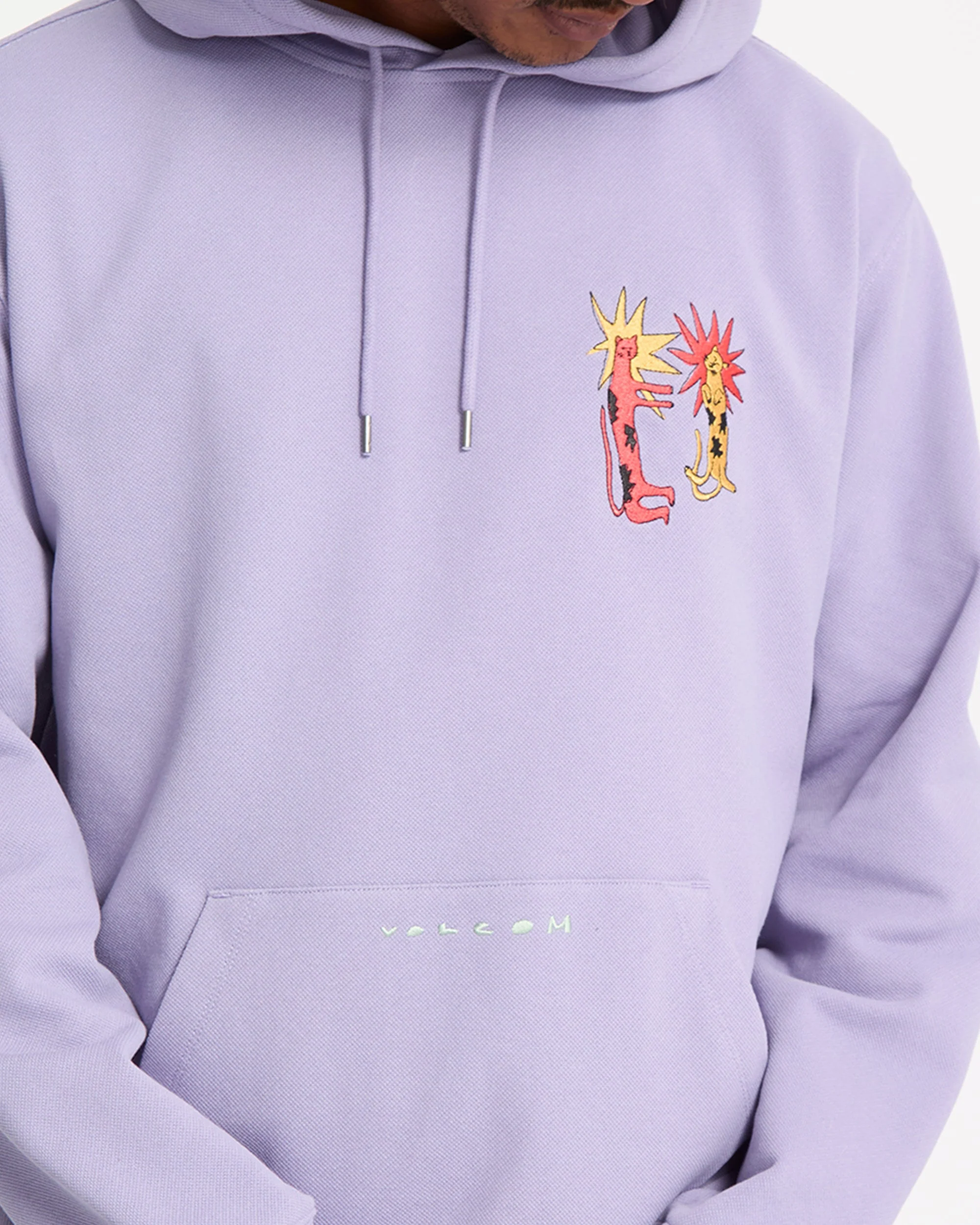 Sweat À Capuche Longo Cats - Purple Ash - Image 8