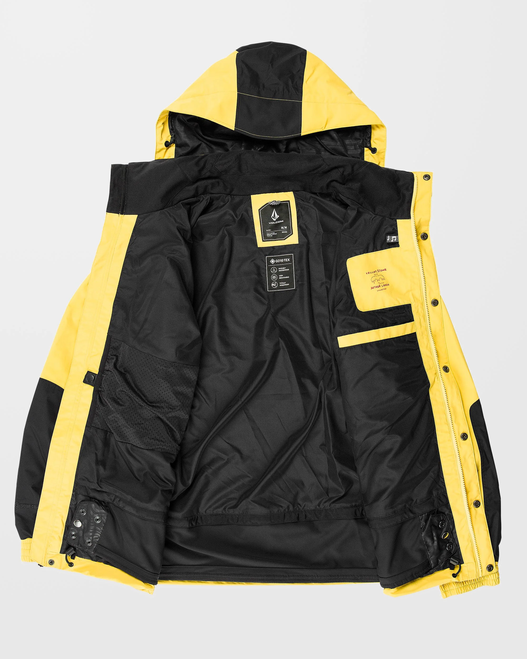 Veste Longo Gore-Tex - Dark Yellow - Image 3