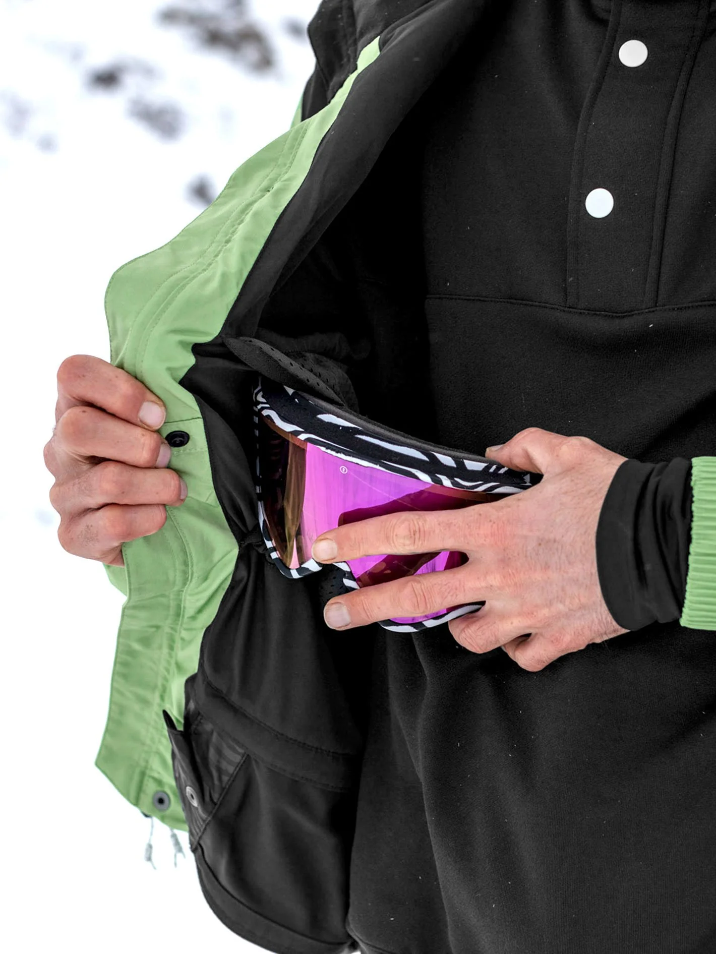 Veste de snow Longo Gore-Tex - JADE - Image 4