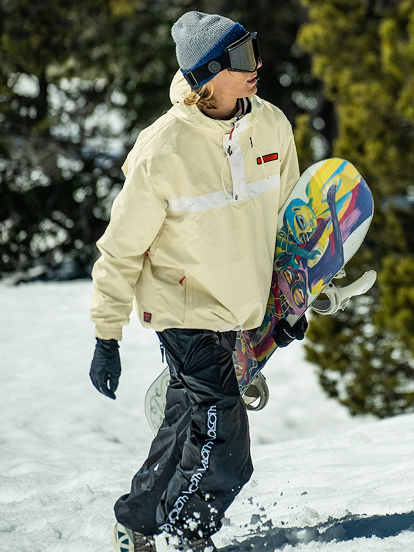 Veste de snow Longo Pullover - Yellow