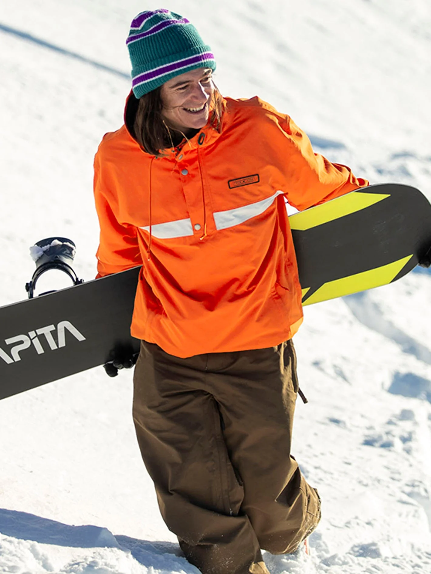 Veste de snow Longo Pullover - Orange Shock - Image 13