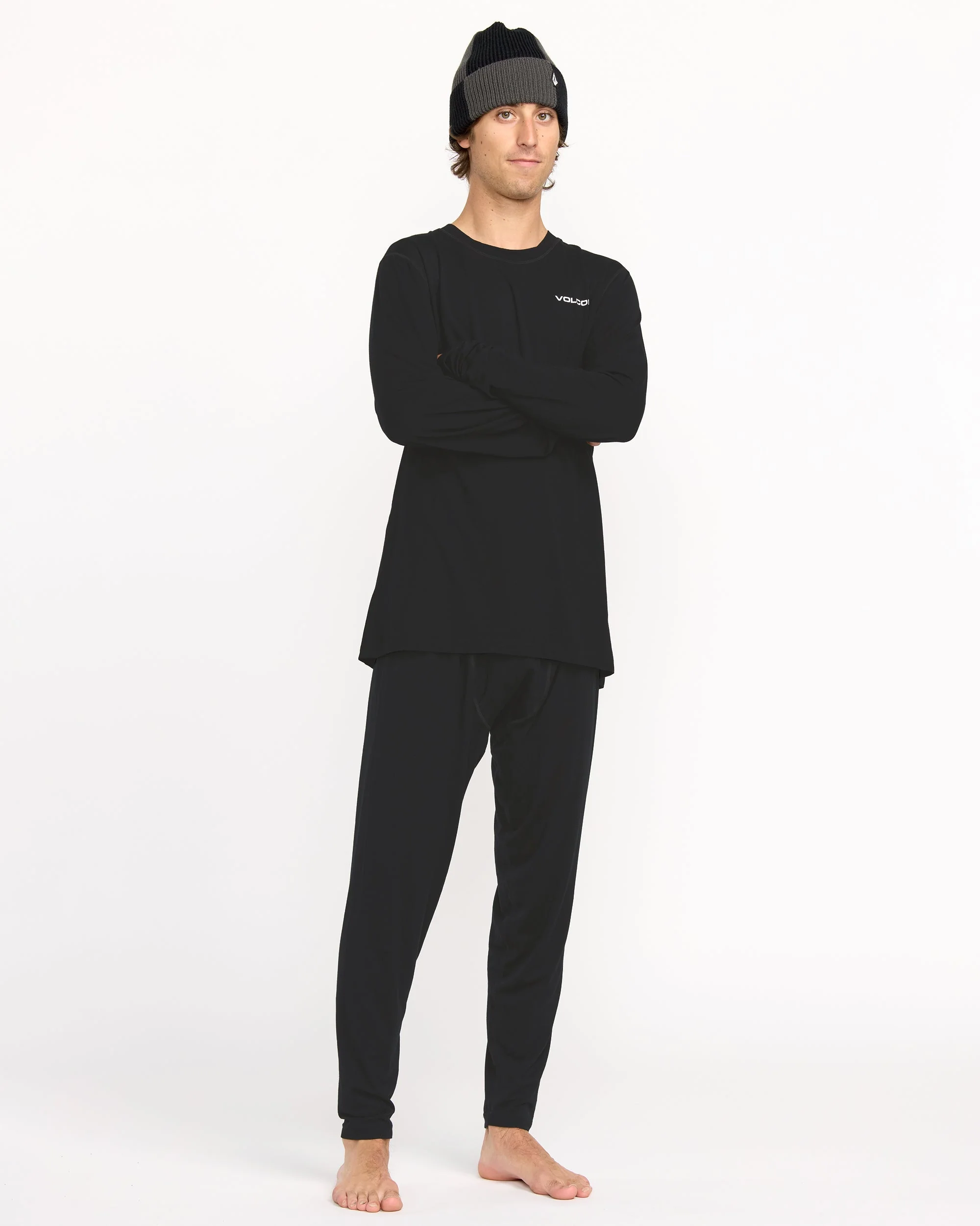 Pantalon première couche M Merino Blend - Black - Image 4