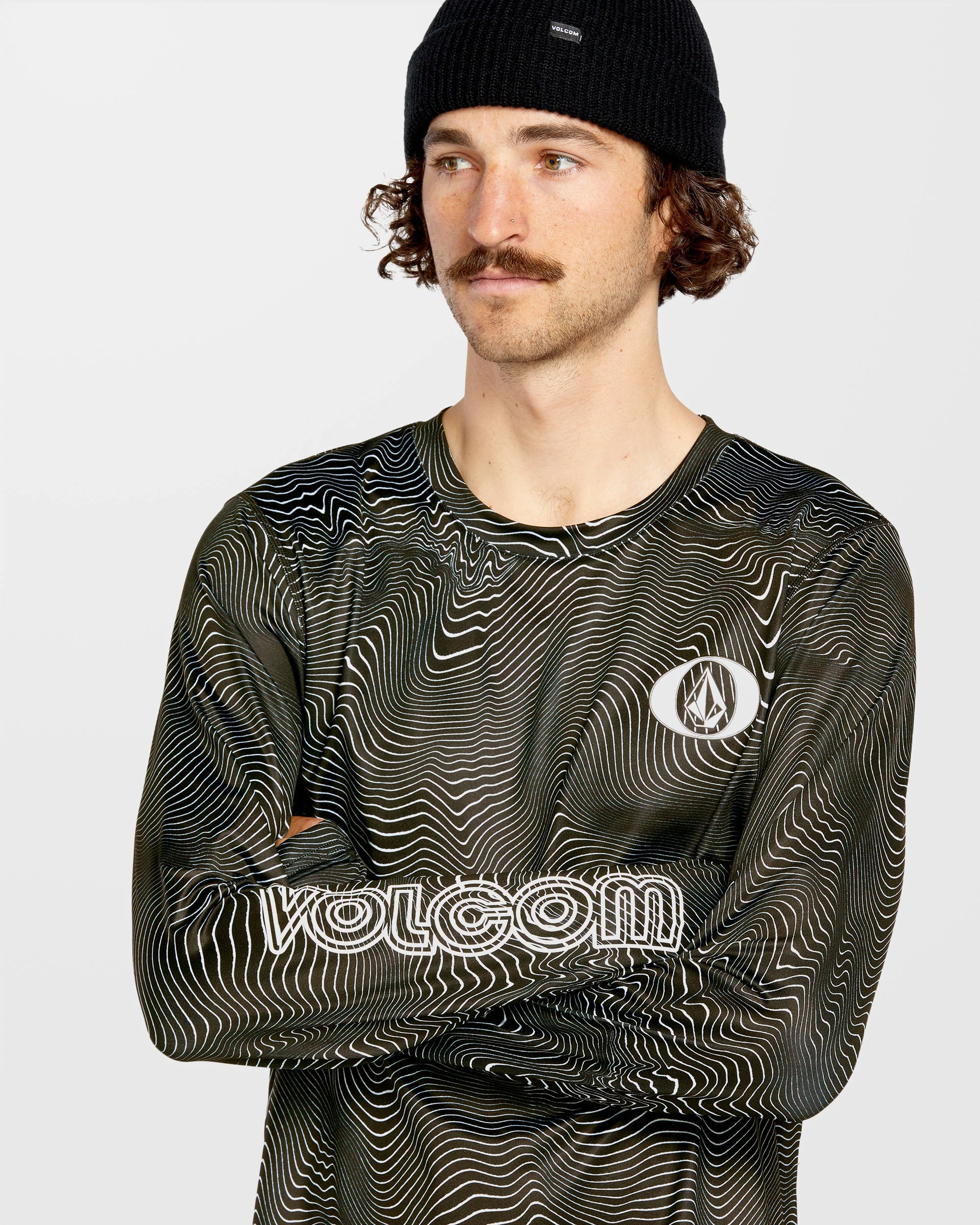 T-shirt première couche M V-Science - Black Print - Image 6