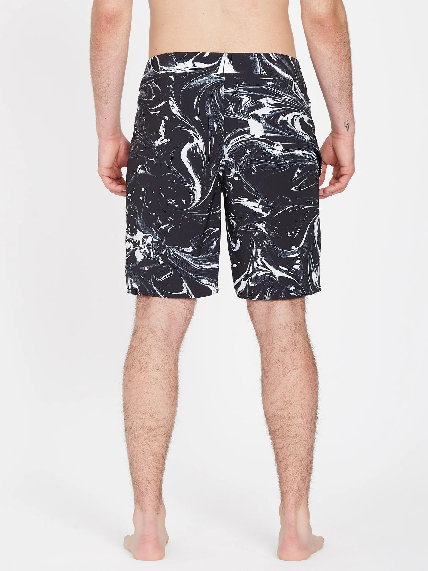 Boardshort Marble Mod 19" - BLACK - Image 2