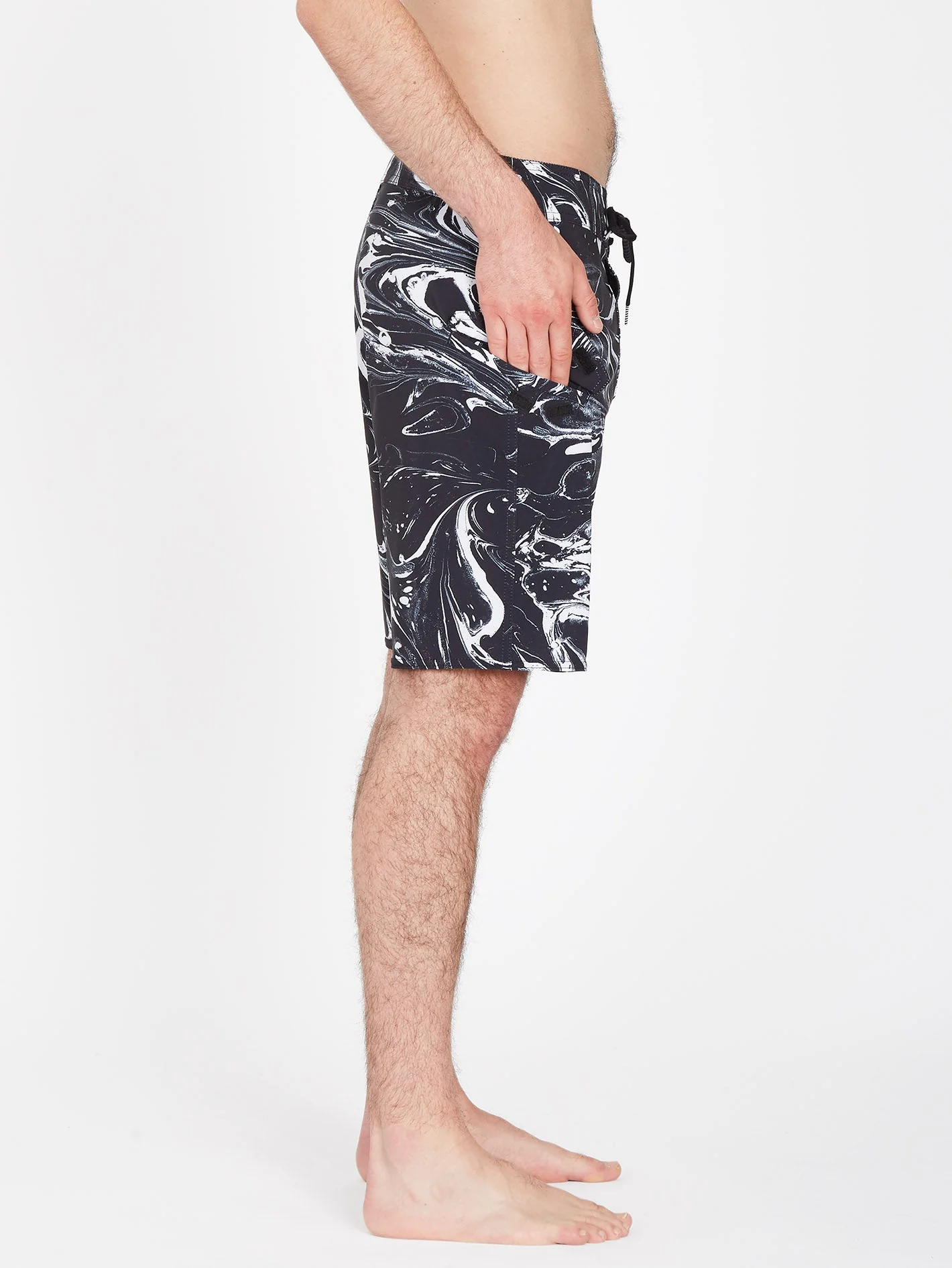 Boardshort Marble Mod 19" - BLACK - Image 6