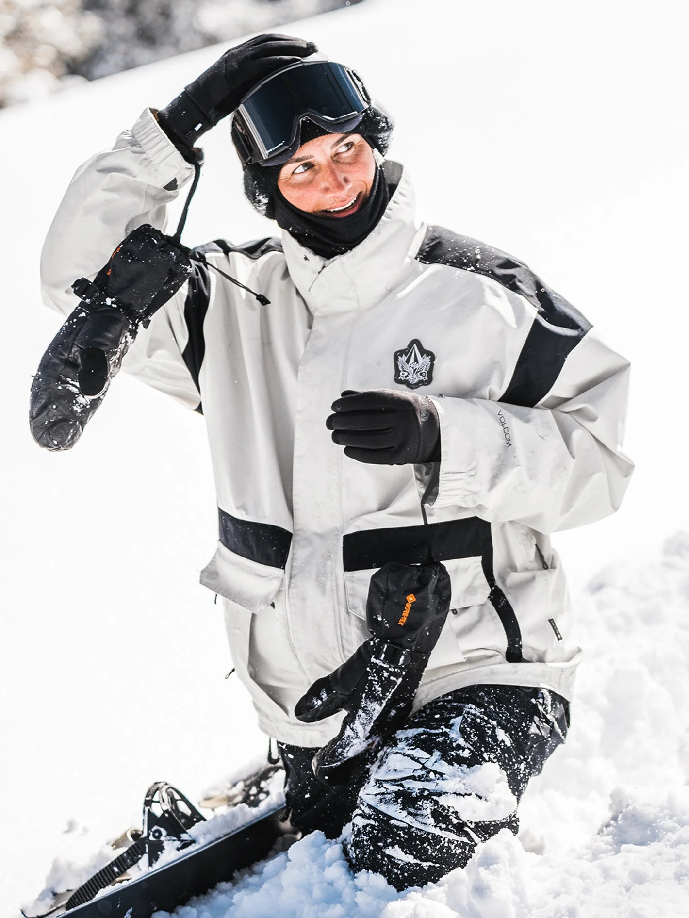 Veste de snow Melancon Gore-Tex - Off White (Unisexe) - Image 4