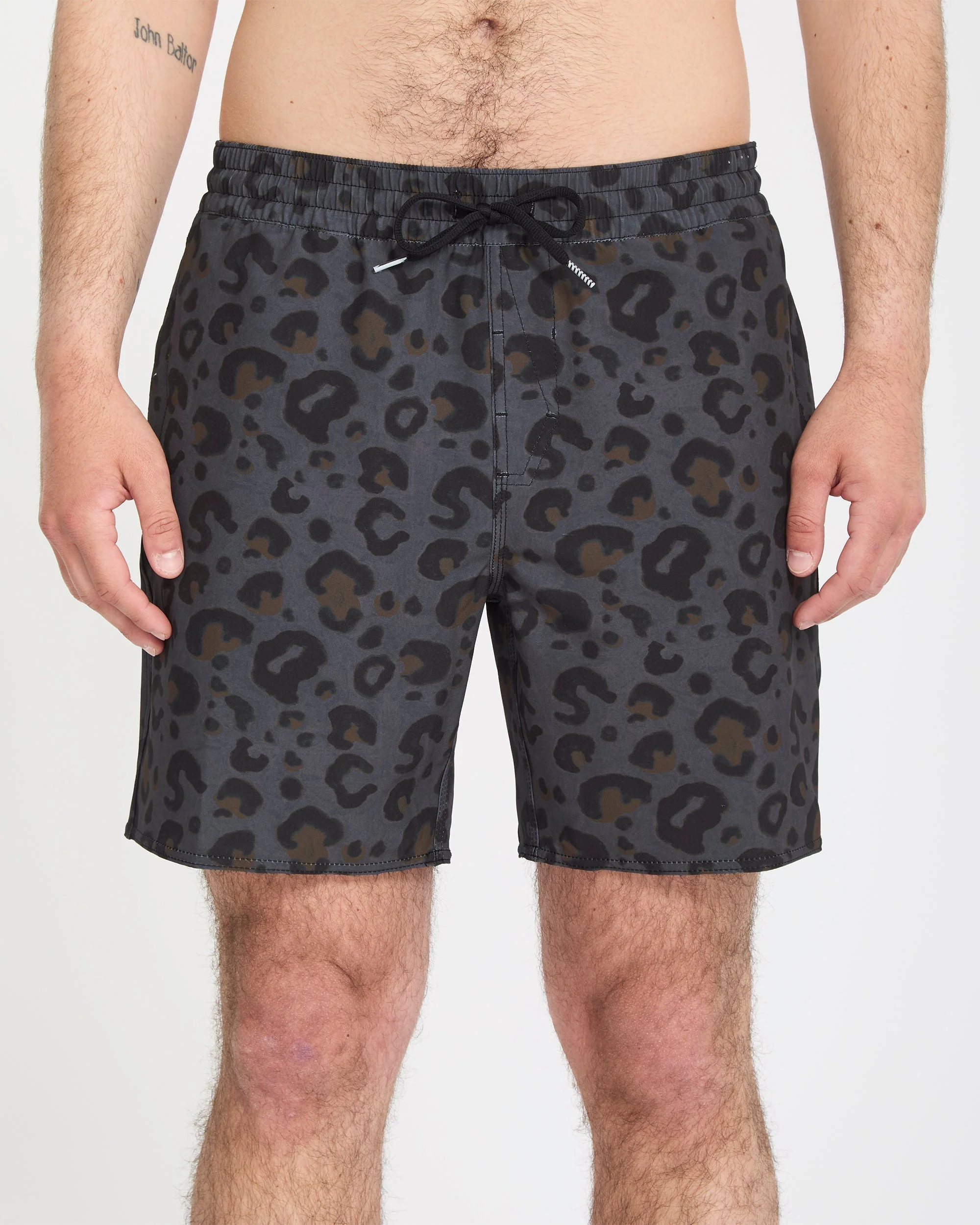 Boardshort Melange Trunk 17" - Asphalt Black - Image 3