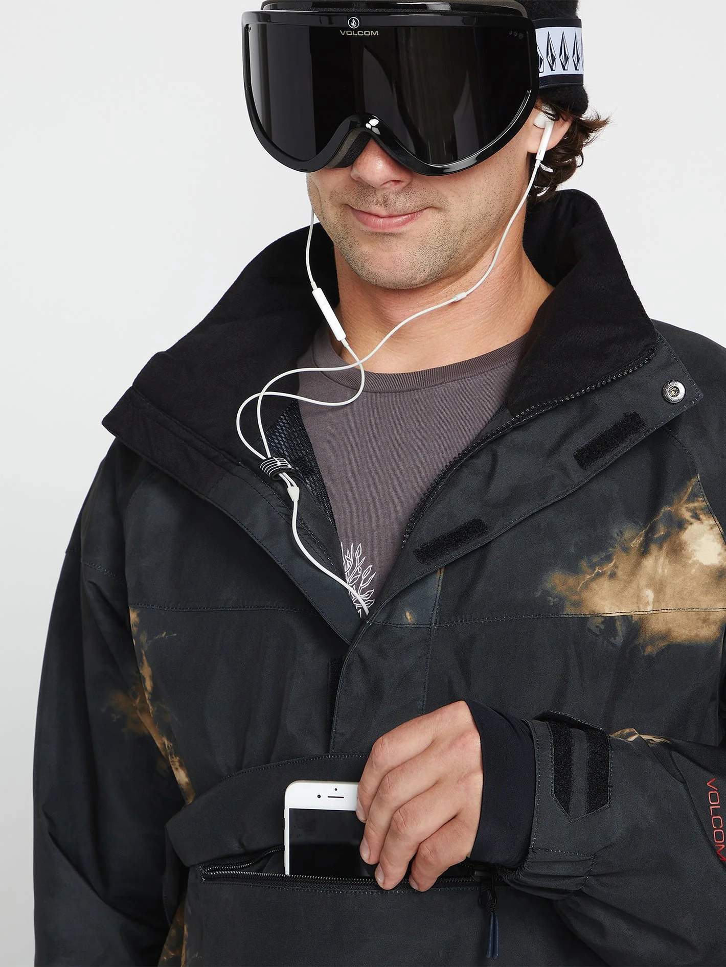 Veste de snow Melo Gore-Tex Pullover - Bleach Black - Image 8