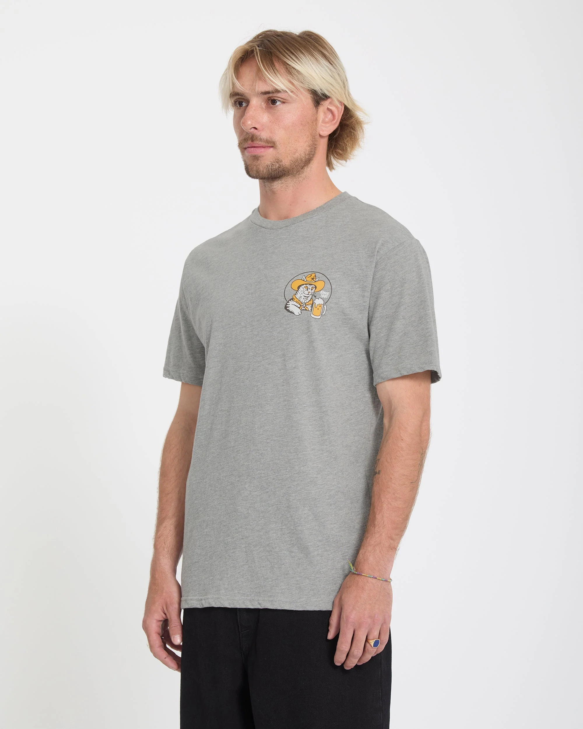 T-shirt Meowdy - Heather Grey - Image 3