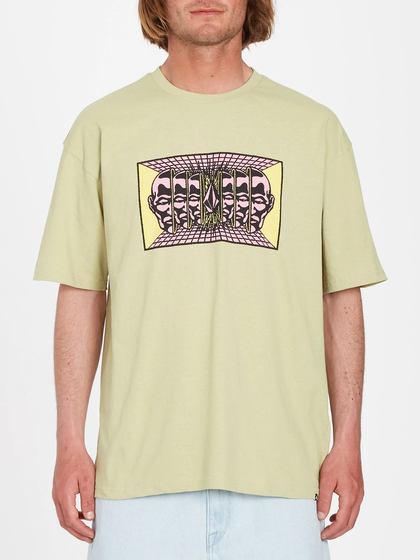 T-shirt Mind Invasion - LENTIL GREEN - Image 2