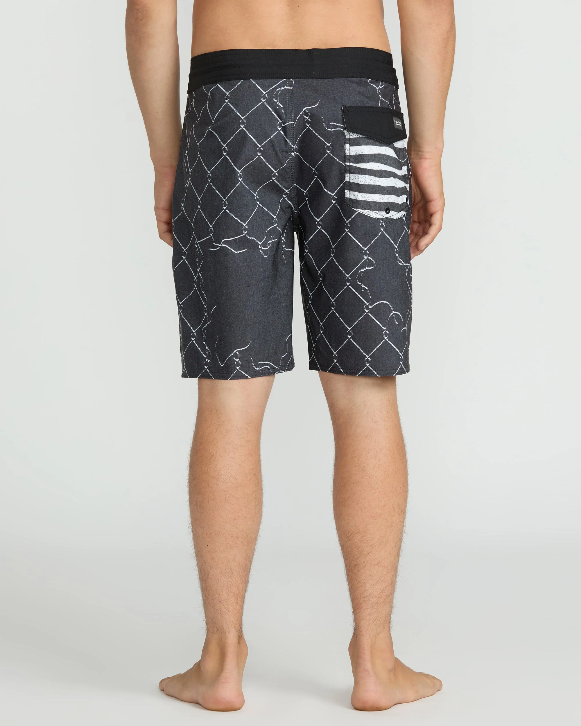 Boardshort Misdormeaner Stoney 19" - Black - Image 2