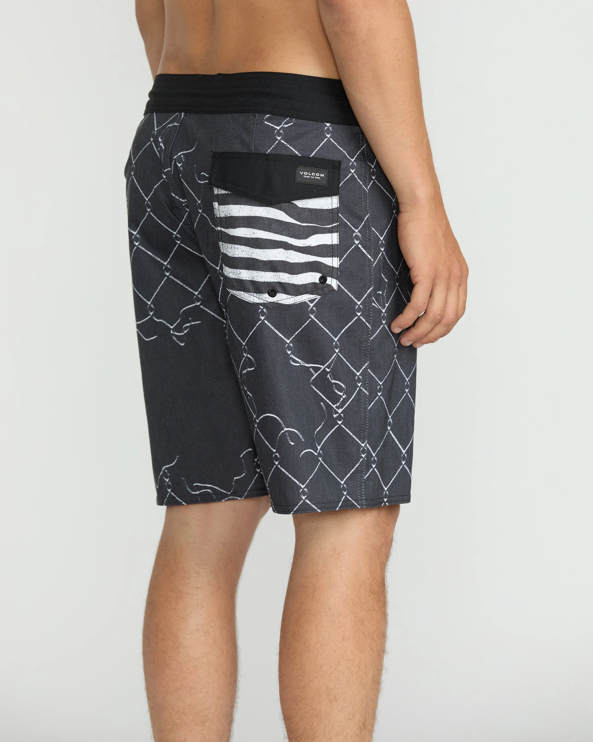 Boardshort Misdormeaner Stoney 19" - Black - Image 3