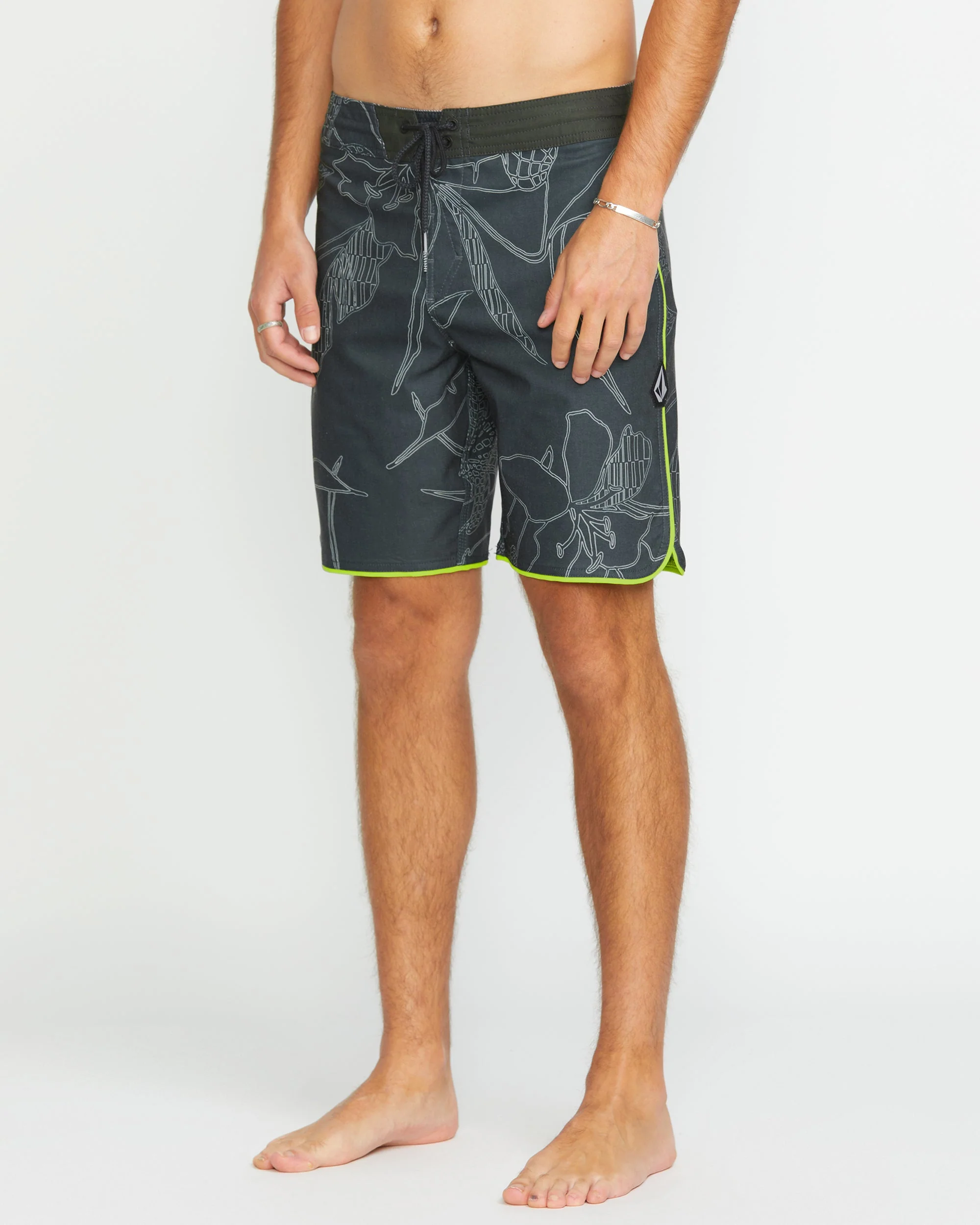 Boardshort Mister Fib Scallop Stoney 19" - STEALTH - Image 5