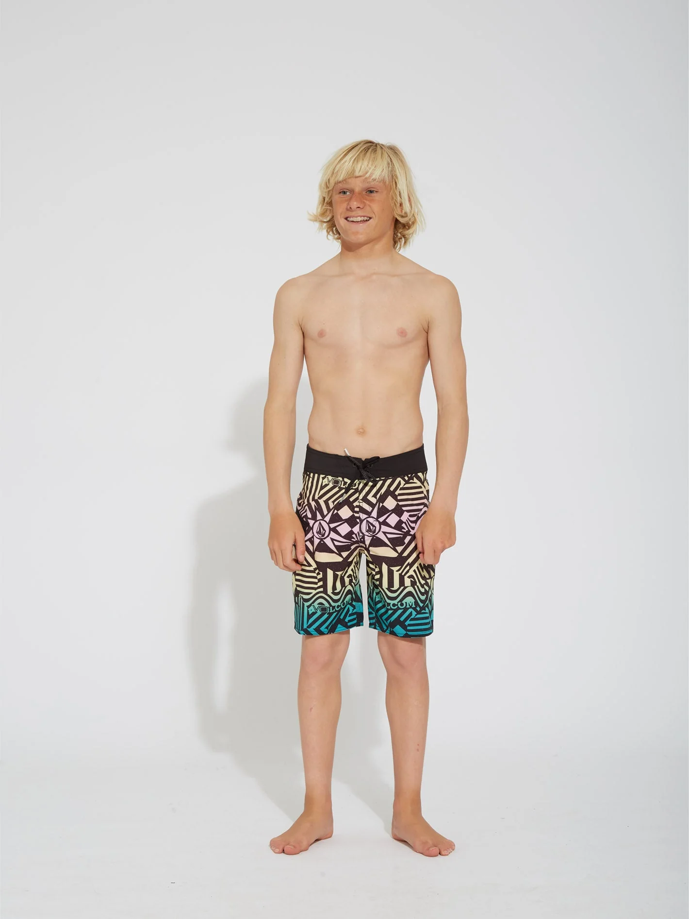Boardshort Mod Ringer 16" - BLACK - (ENFANT)