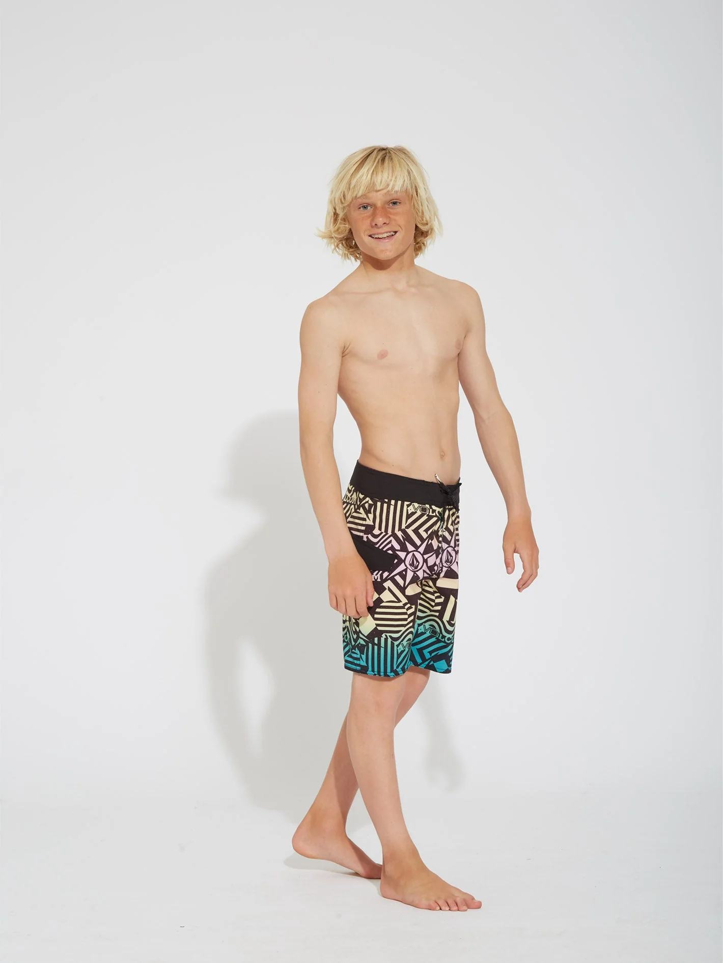 Boardshort Mod Ringer 16" - BLACK - (ENFANT) - Image 4