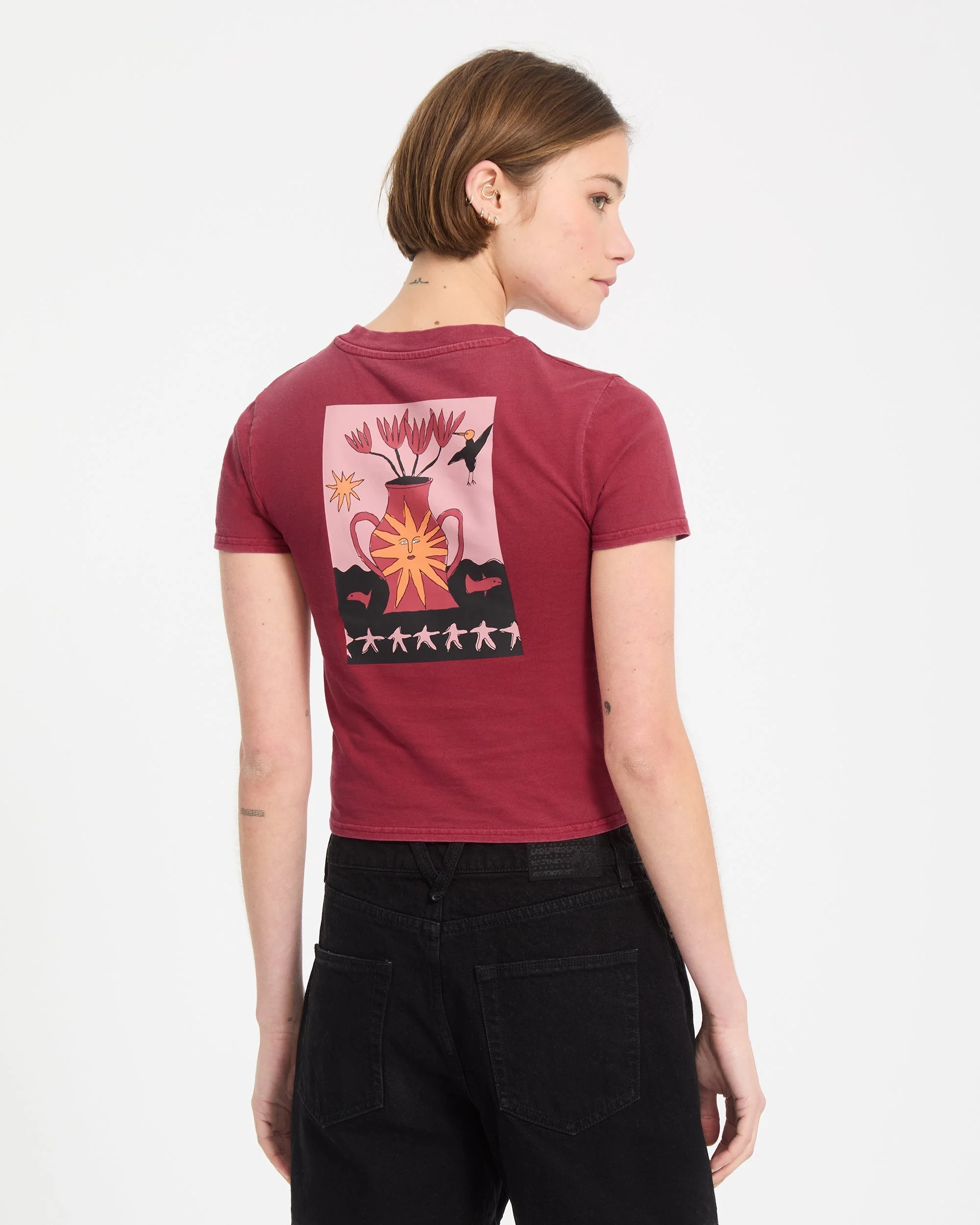 T-shirt Moove On - Deep Red - Image 2