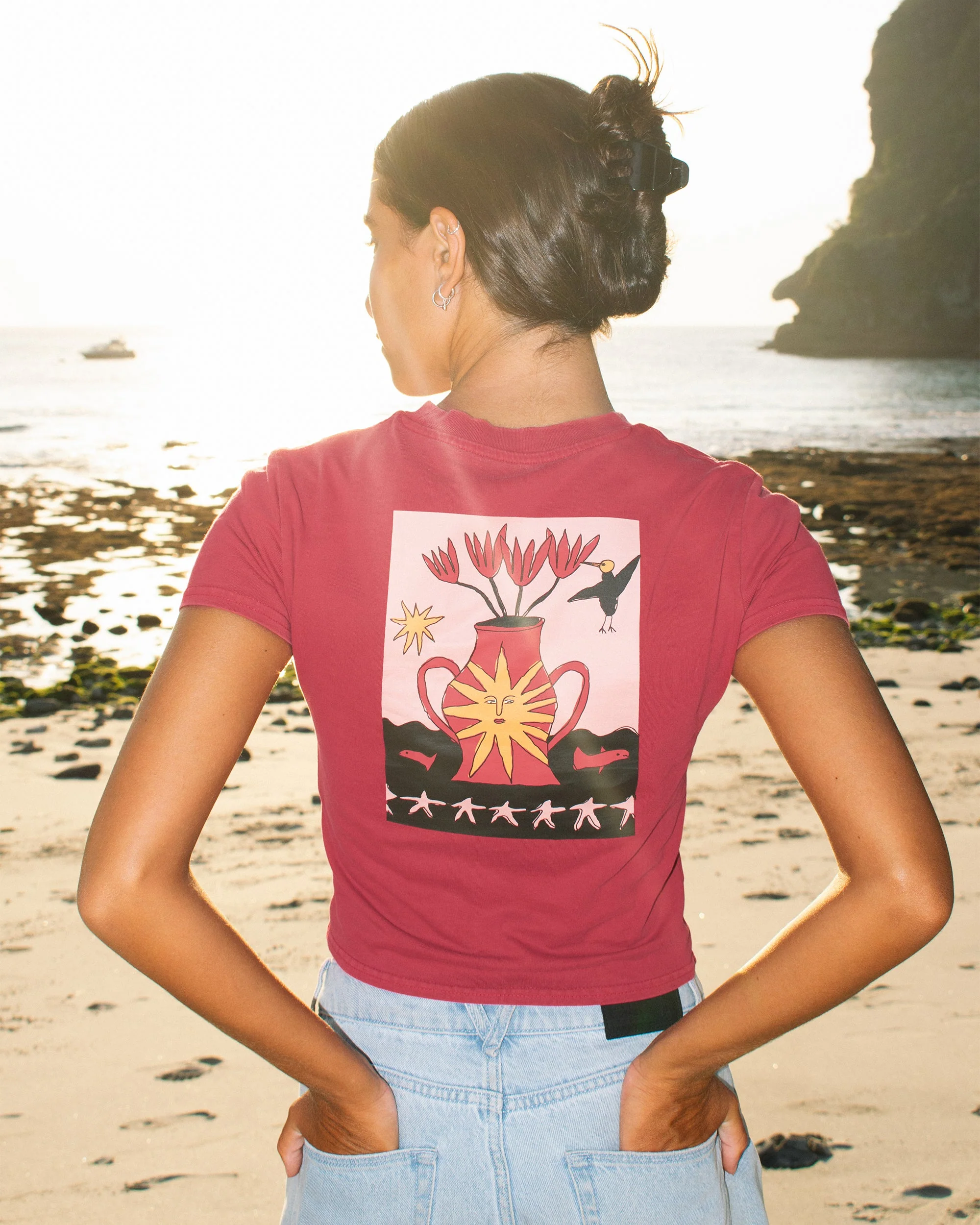 T-shirt Moove On - Deep Red - Image 4