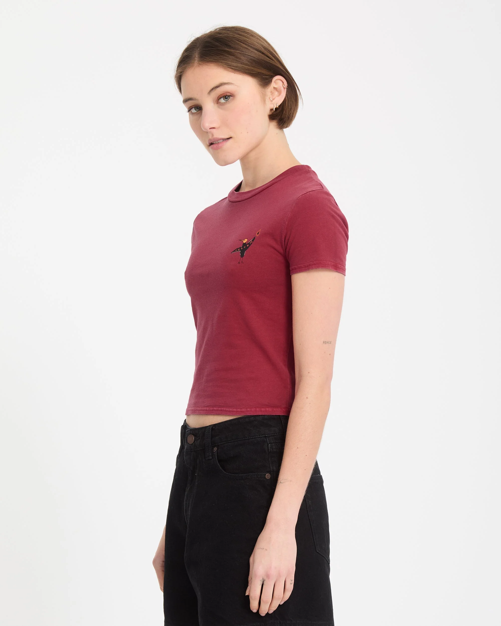 T-shirt Moove On - Deep Red - Image 5