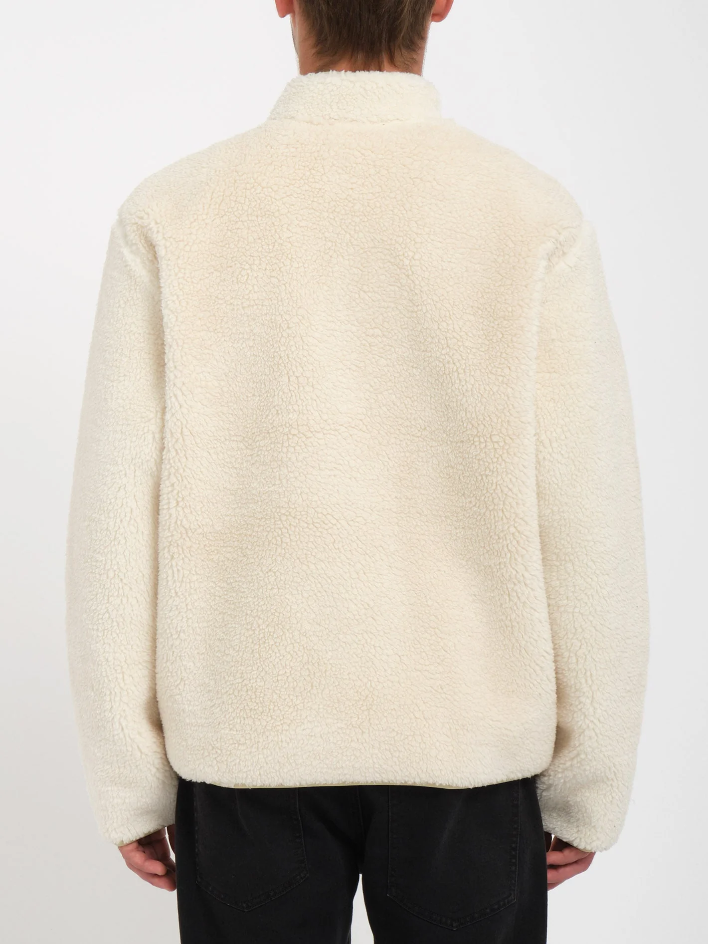 Sweat Sherpa Zippé Muzzer Fuzzar - DIRTY WHITE - Image 2