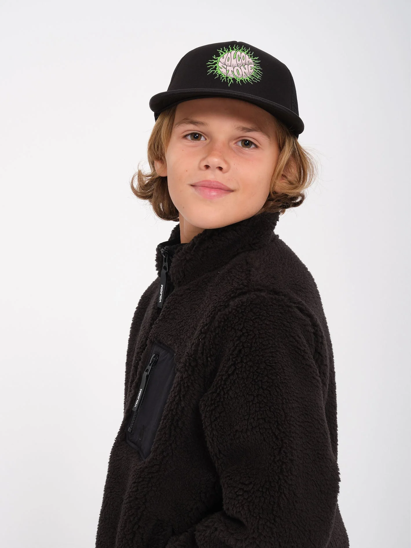 Sweat zippé Muzzer Fuzzar - BLACK - (ENFANT) - Image 7