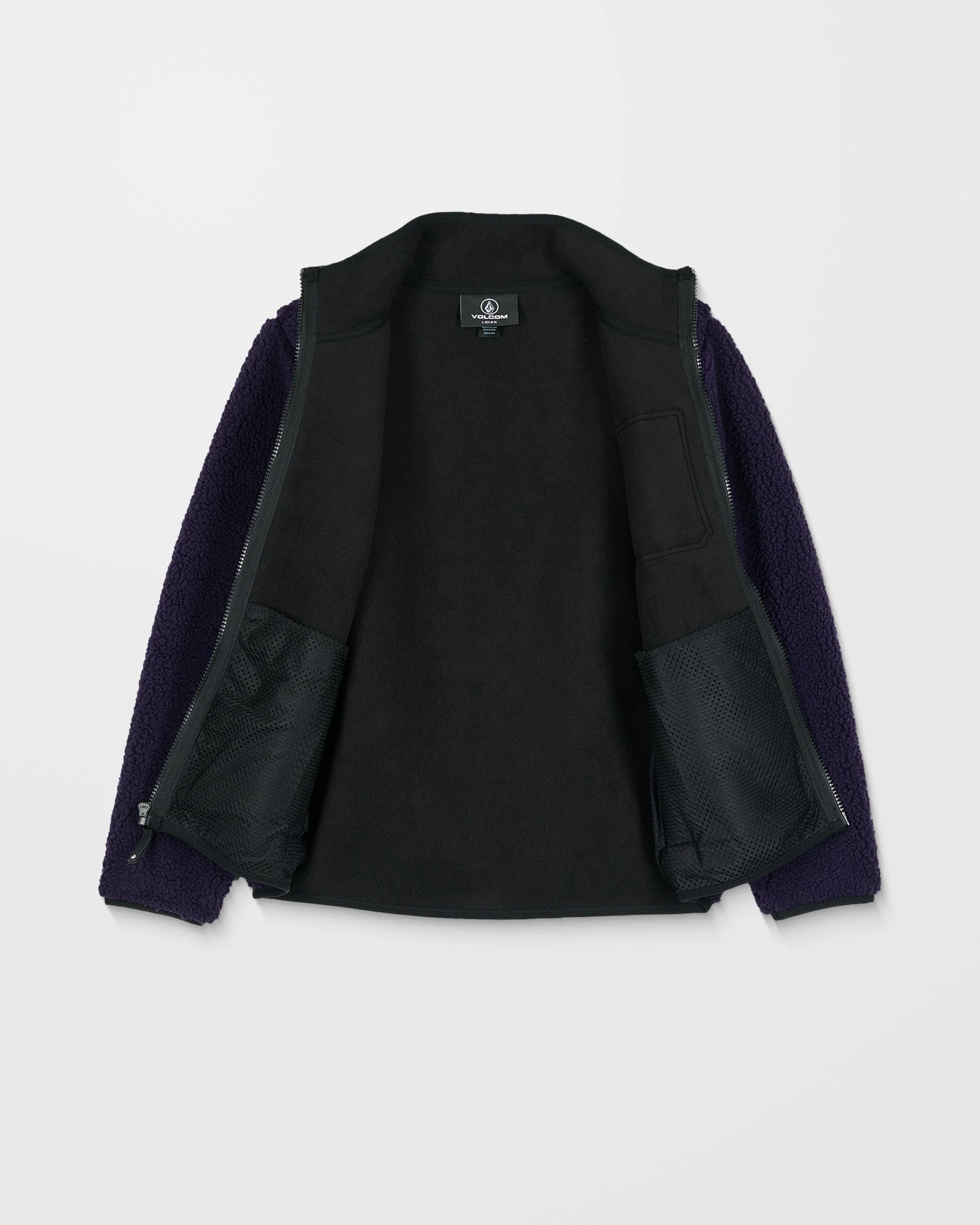 Sweat Zippé Muzzer Fuzzar - Dark Purple - (ENFANT) - Image 3