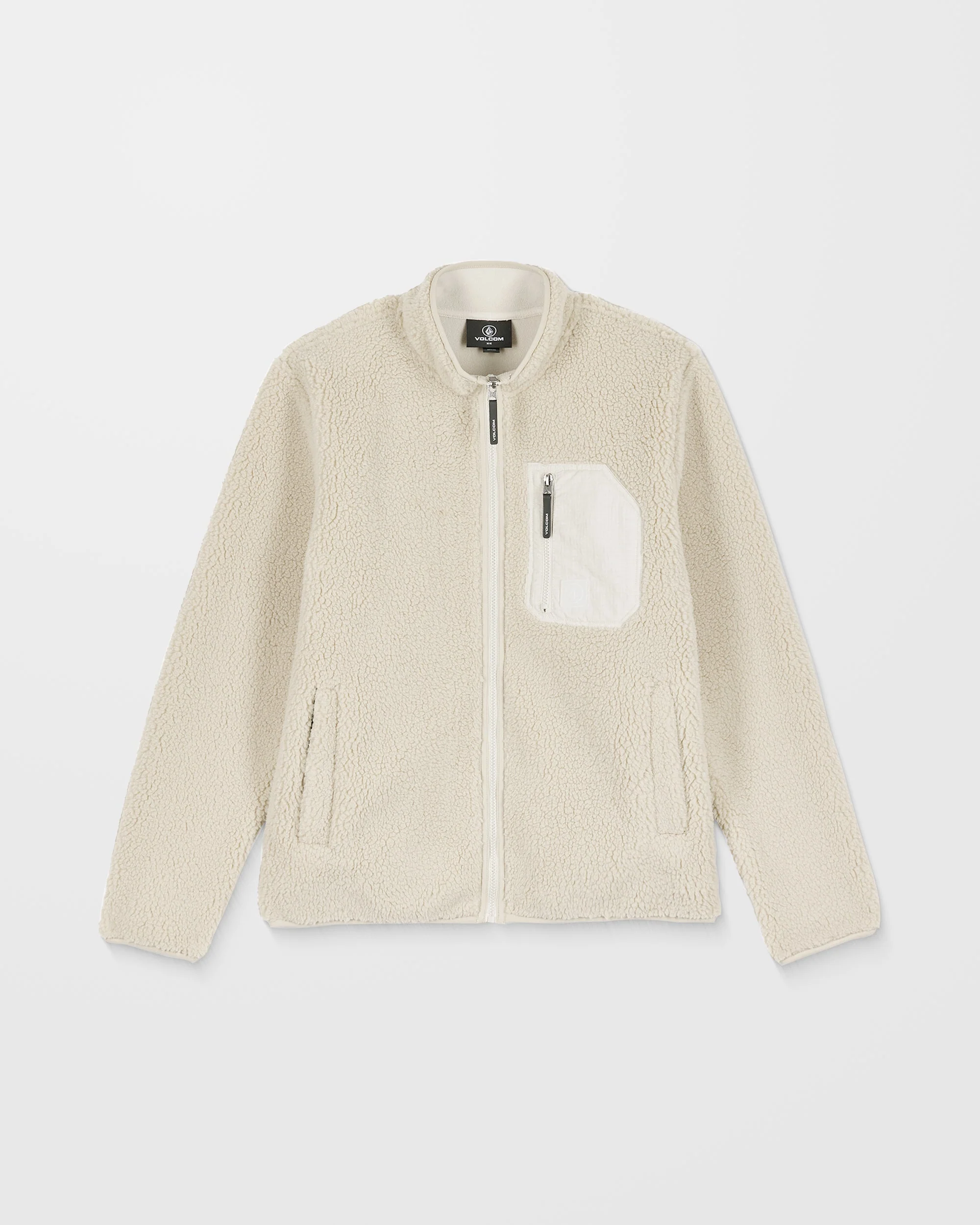 Sweat Sherpa Zippé Muzzer Fuzzar - Stone - Image 9