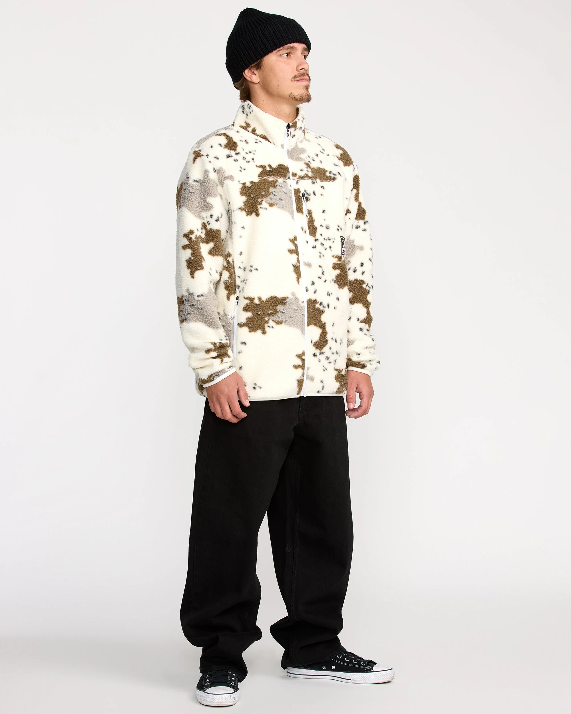 Veste zippée en sherpa Nelson - White - Image 3