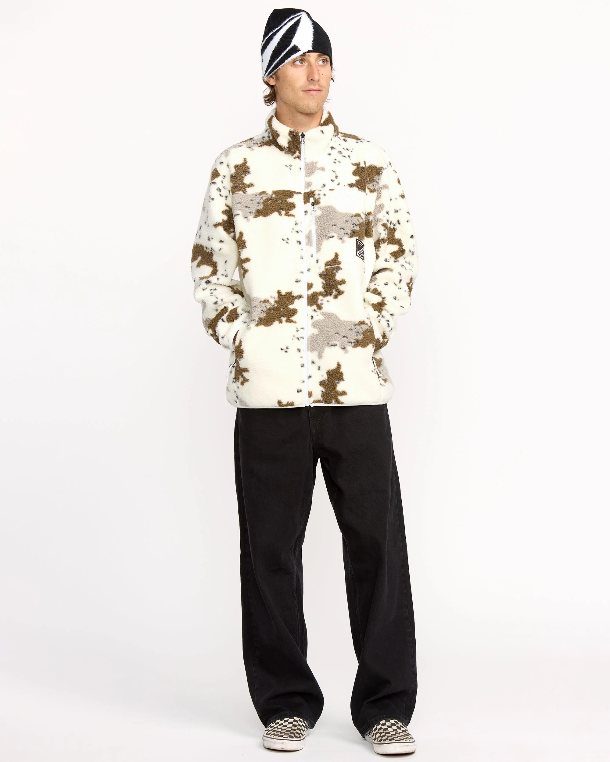 Veste zippée en sherpa Nelson - White - Image 6