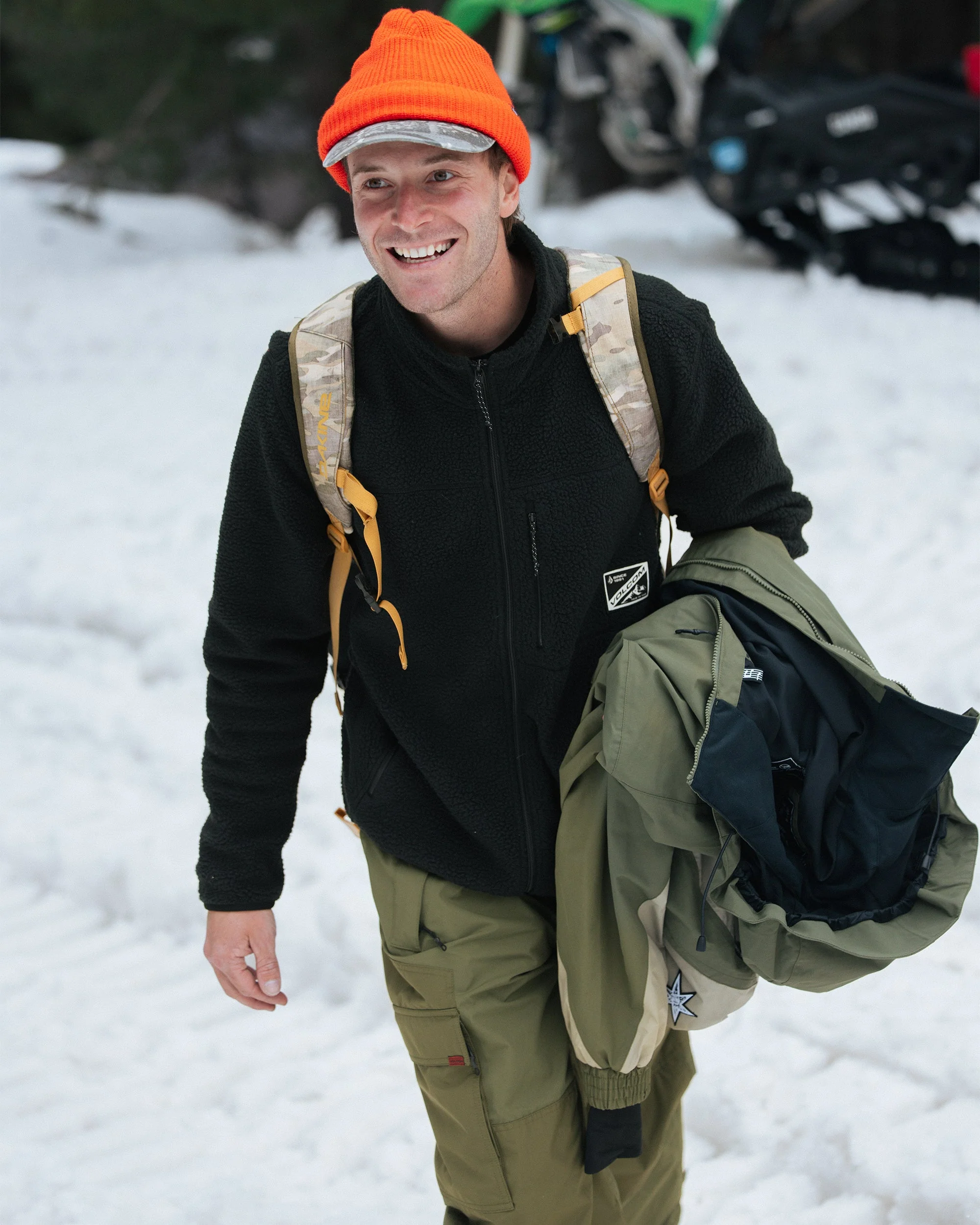 Veste zippée en sherpa Nelson - Black - Image 2