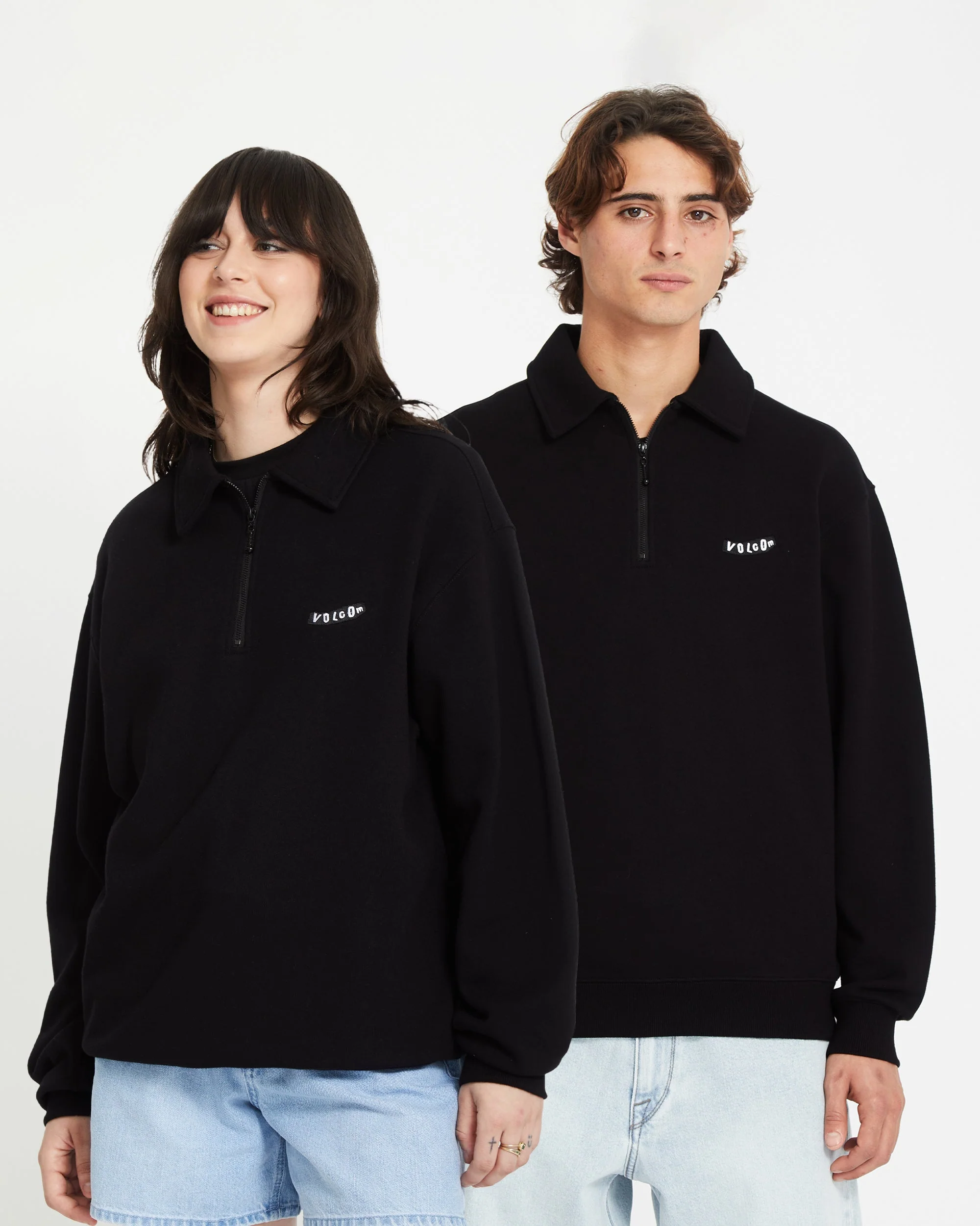 Sweatshirt Nevermine Terry - BLACK