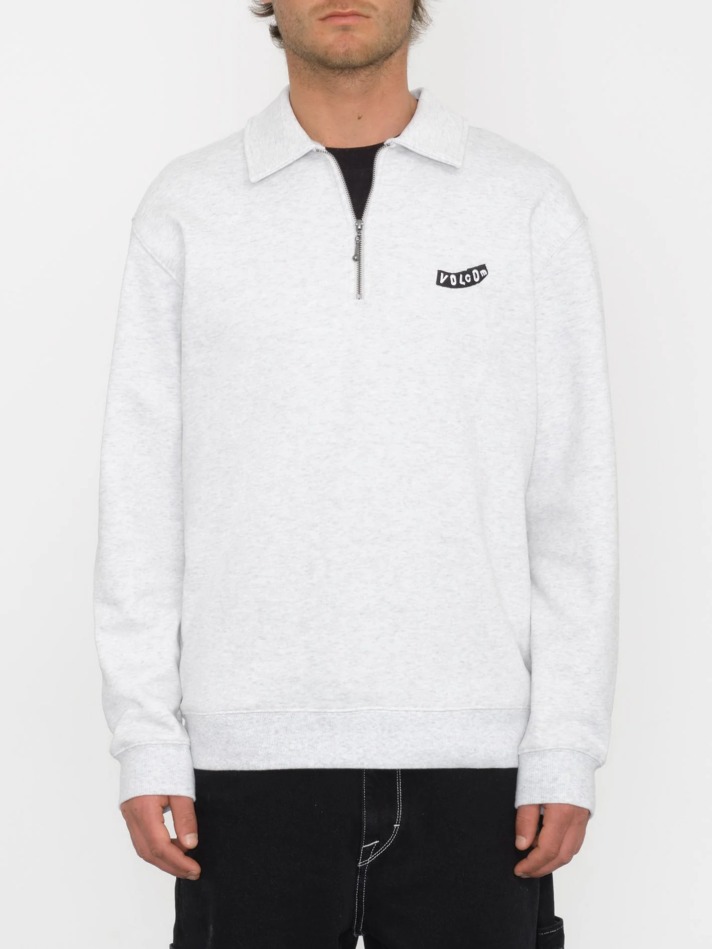 Sweatshirt Nevermine Terry - BONE HEATHER