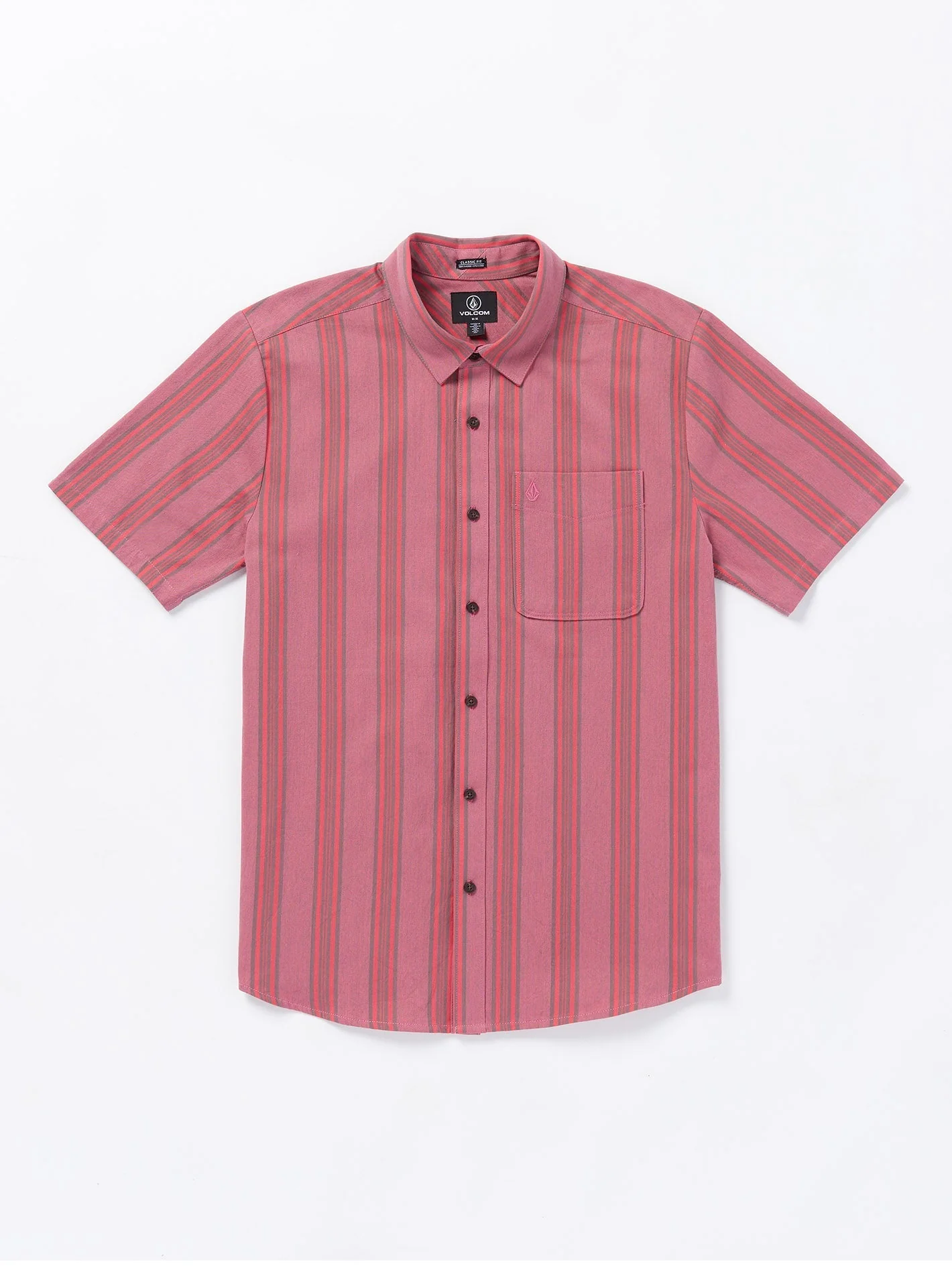 Chemise rayée Newbar - WASHED RUBY - Image 5