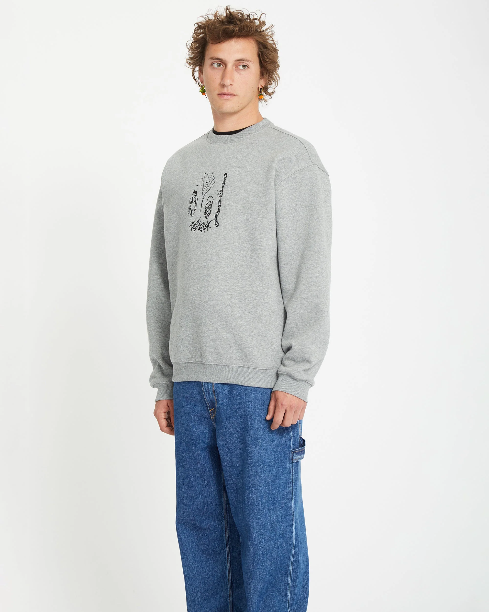 Sweatshirt Noder - HEATHER GREY - Image 3