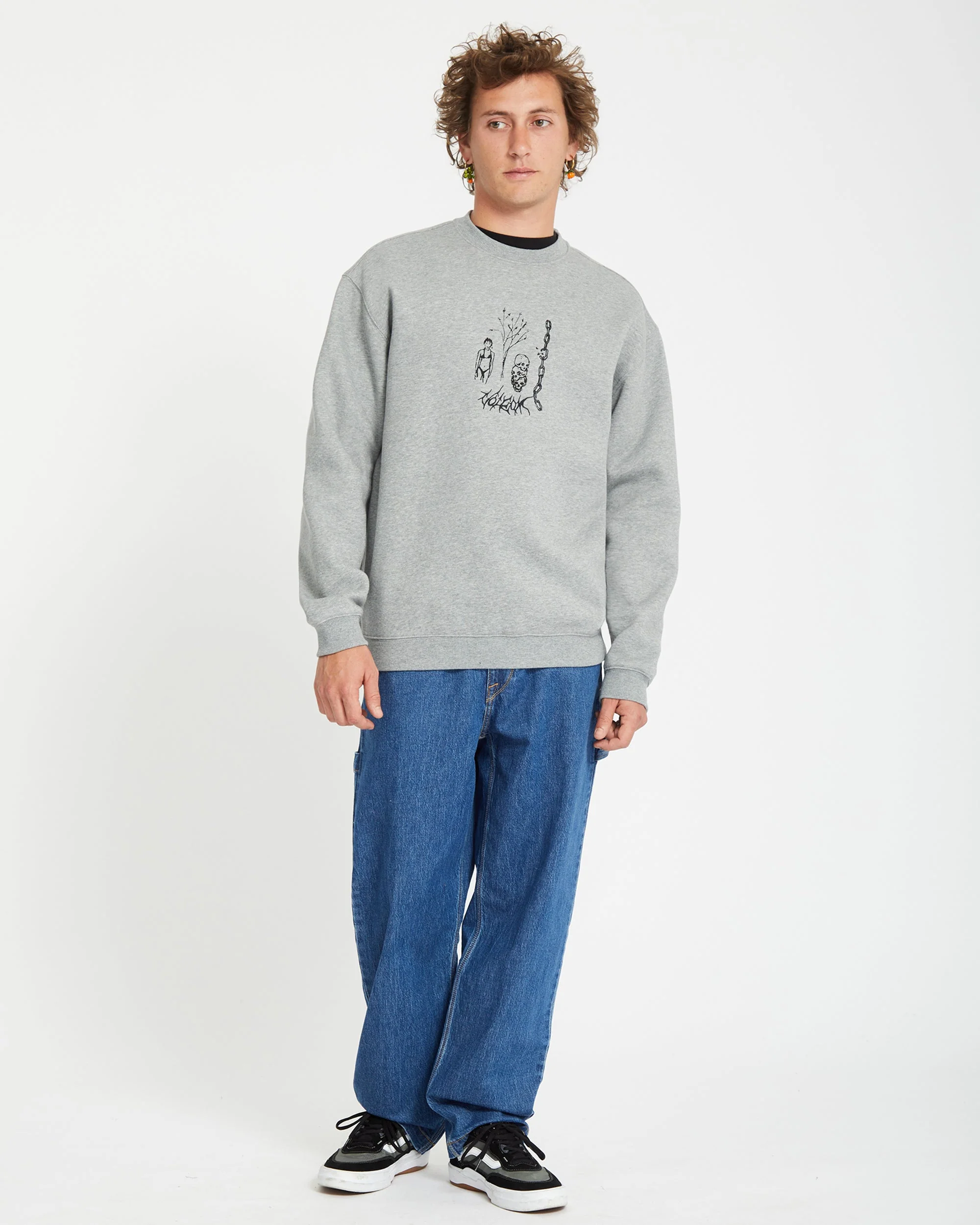 Sweatshirt Noder - HEATHER GREY - Image 4