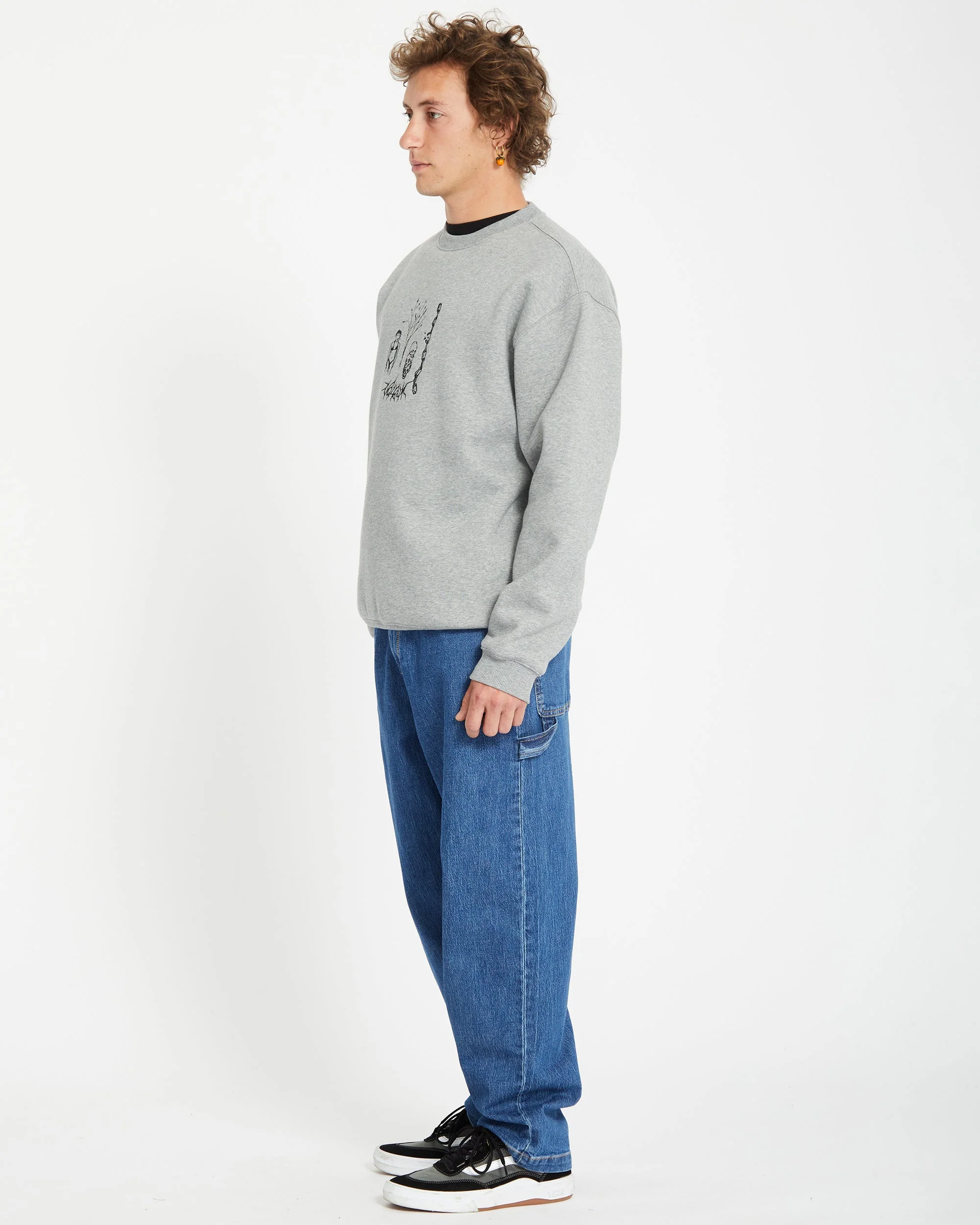 Sweatshirt Noder - HEATHER GREY - Image 6