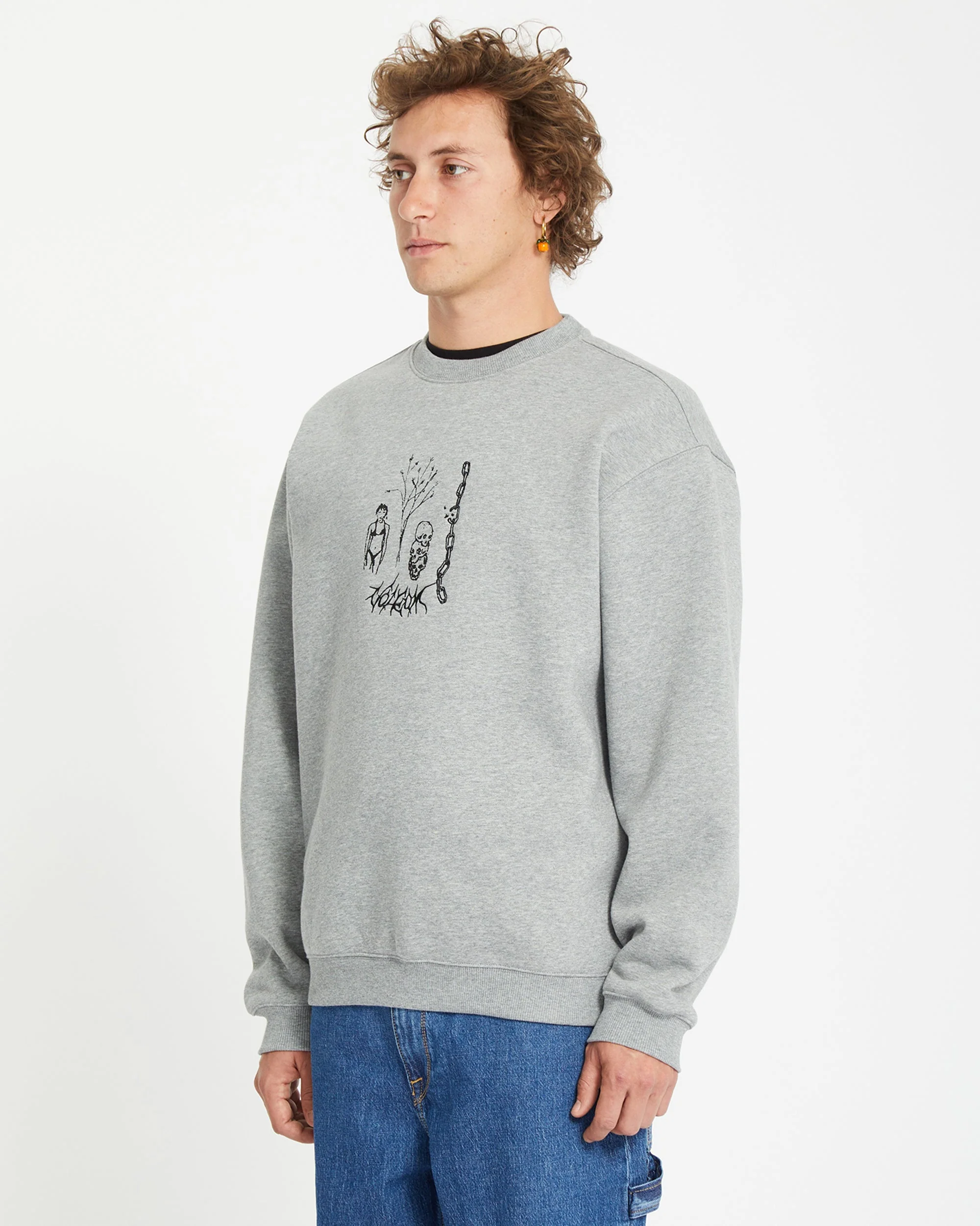 Sweatshirt Noder - HEATHER GREY - Image 7